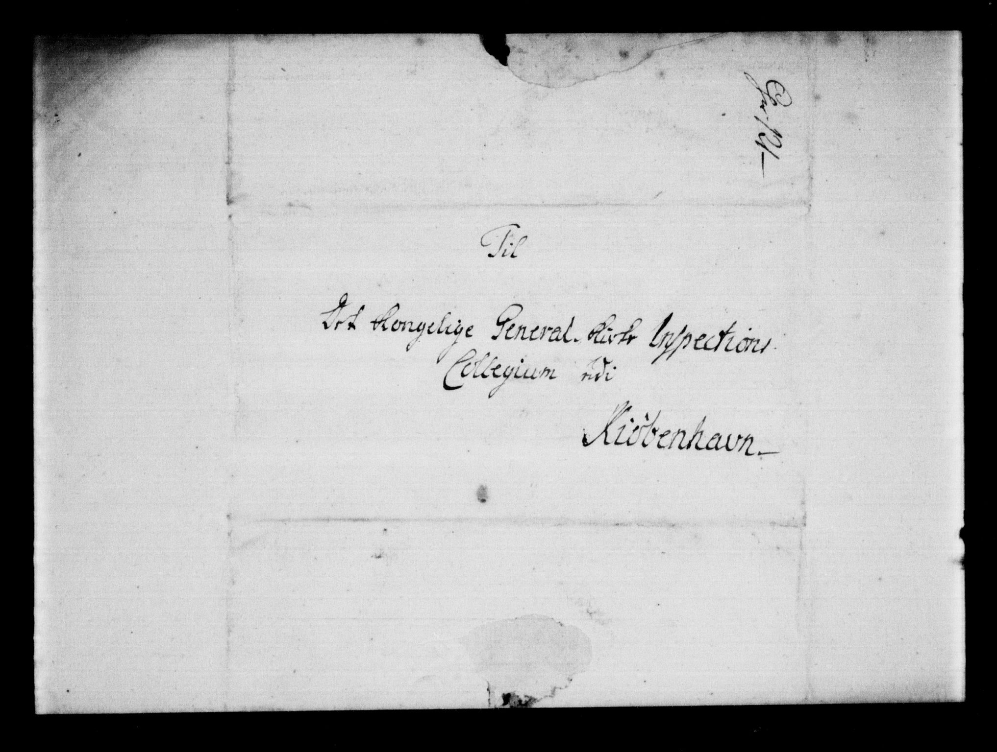 Generalkirkeinspektionskollegiet, DRA/A-0008/F4-08/F4-08-02: Indkomne sager, 1755