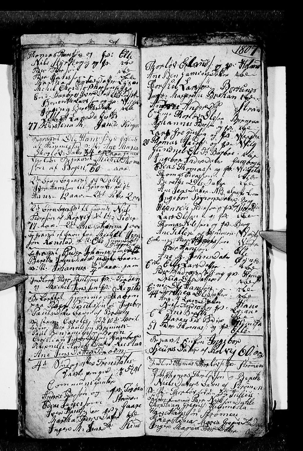 Kvæfjord sokneprestkontor, AV/SATØ-S-1323/G/Ga/Gab/L0001klokker: Klokkerbok nr. 1, 1806-1824
