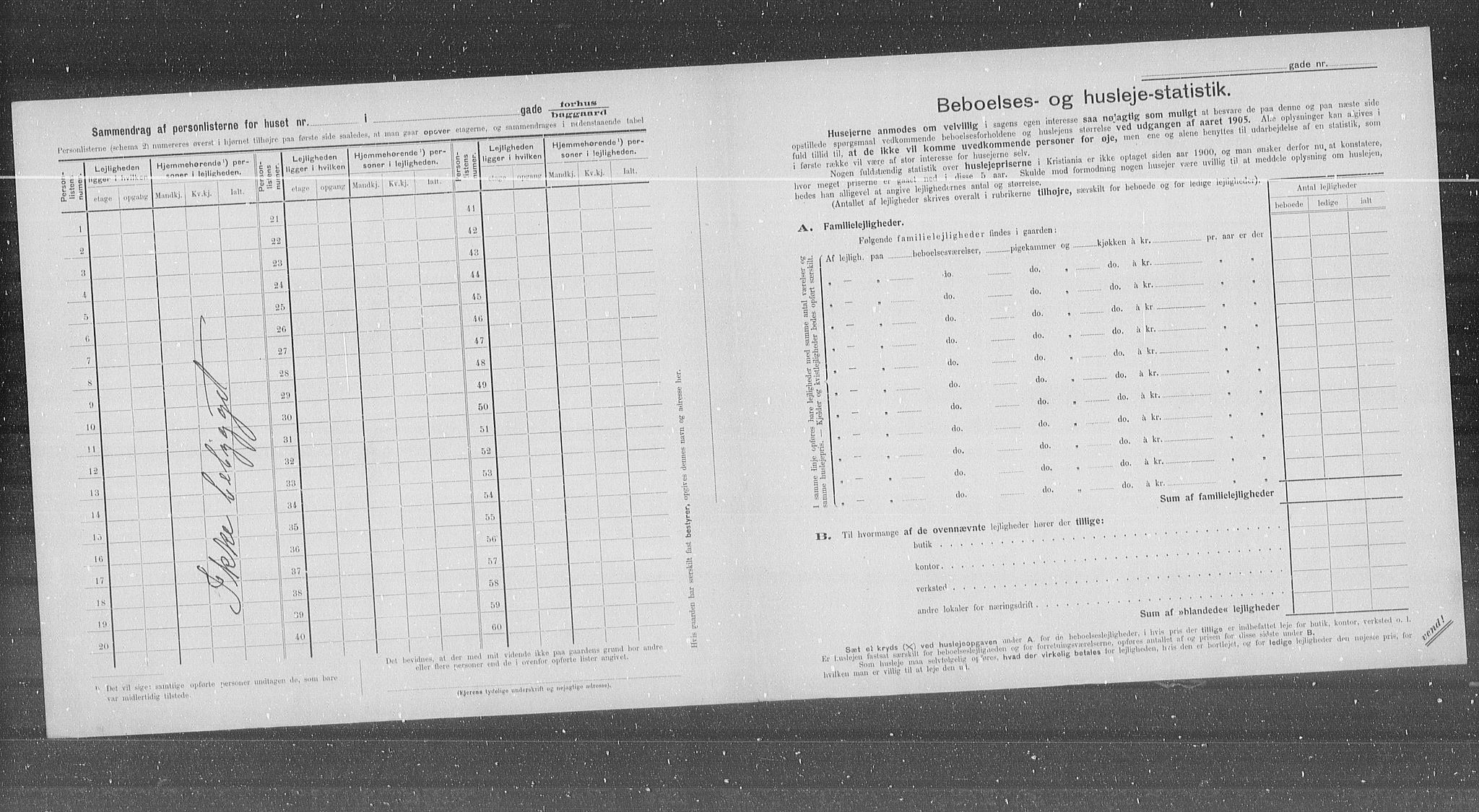 OBA, Kommunal folketelling 31.12.1905 for Kristiania kjøpstad, 1905, s. 27937