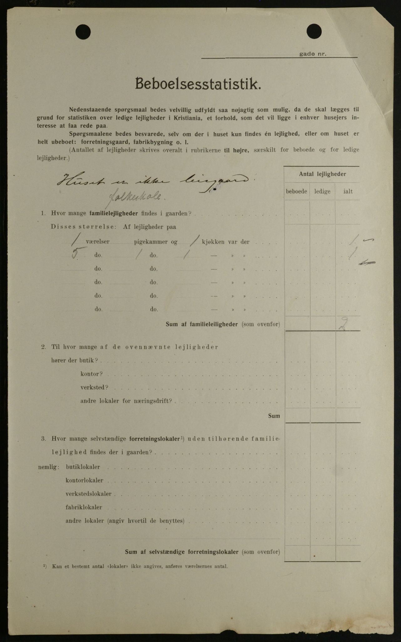 OBA, Kommunal folketelling 1.2.1908 for Kristiania kjøpstad, 1908, s. 17334