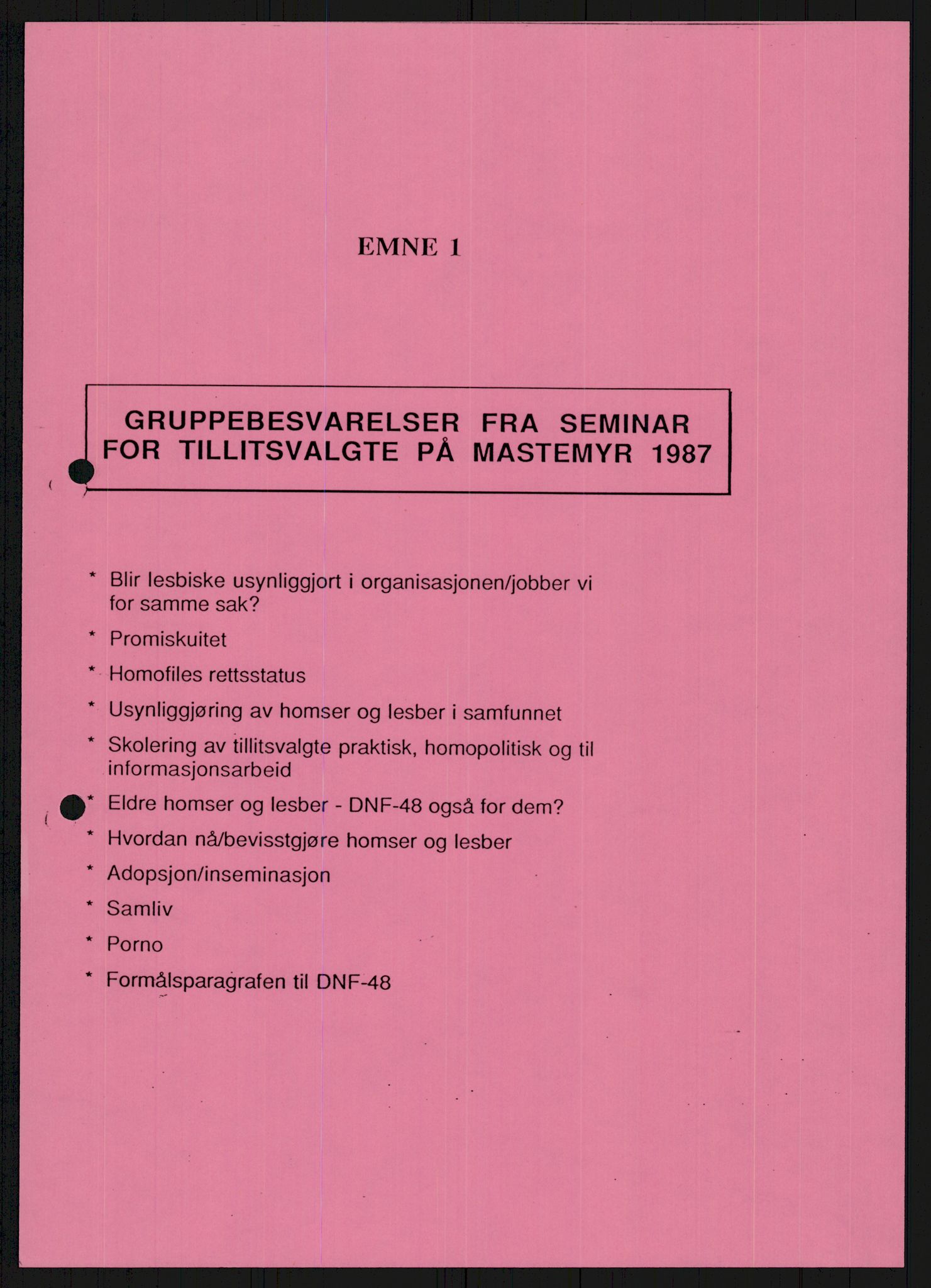 Det Norske Forbundet av 1948/Landsforeningen for Lesbisk og Homofil Frigjøring, AV/RA-PA-1216/A/Ag/L0003: Tillitsvalgte og medlemmer, 1952-1992, s. 14
