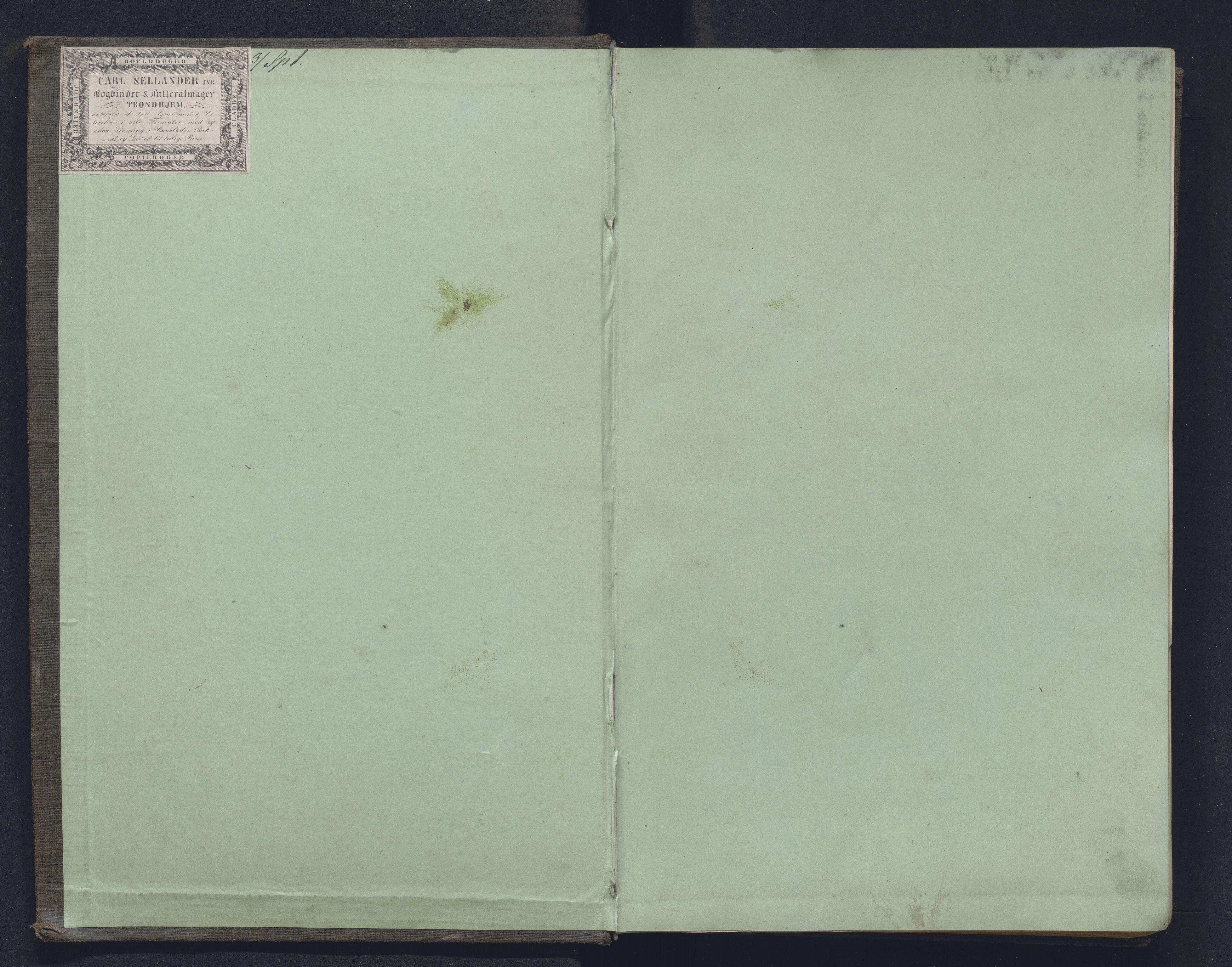 Lepraarkiver - Overlegen for den spedalske sykdom, AV/SAB-A-61001/B.b/L0001: Kopibok, 1854-1858