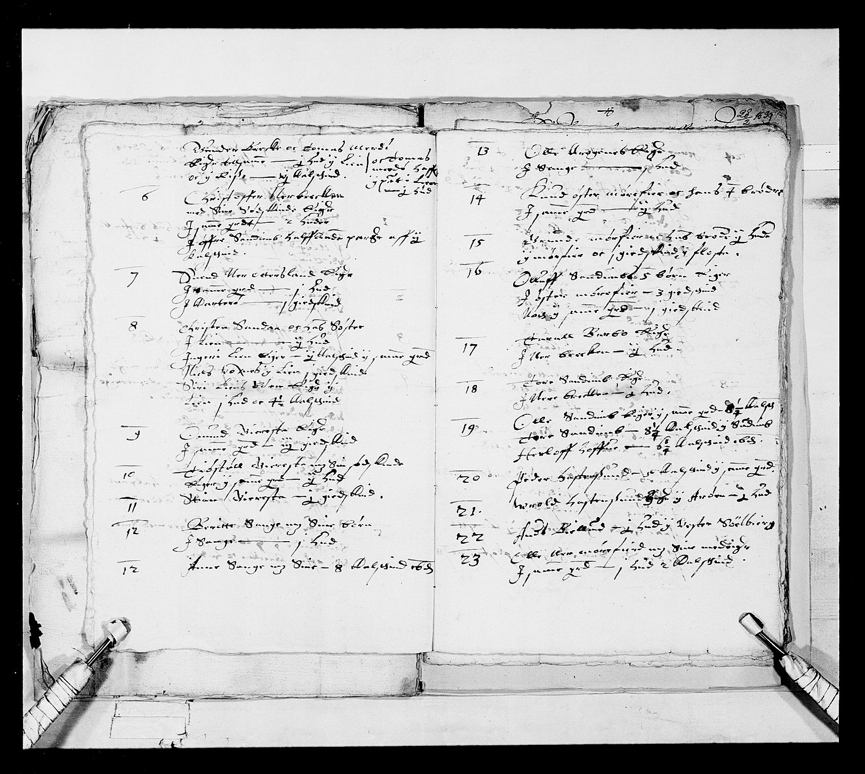 Stattholderembetet 1572-1771, RA/EA-2870/Ek/L0018/0002: Jordebøker 1633-1658: / Odelsjordebøker for en del av Nedenes len, 1639, s. 11