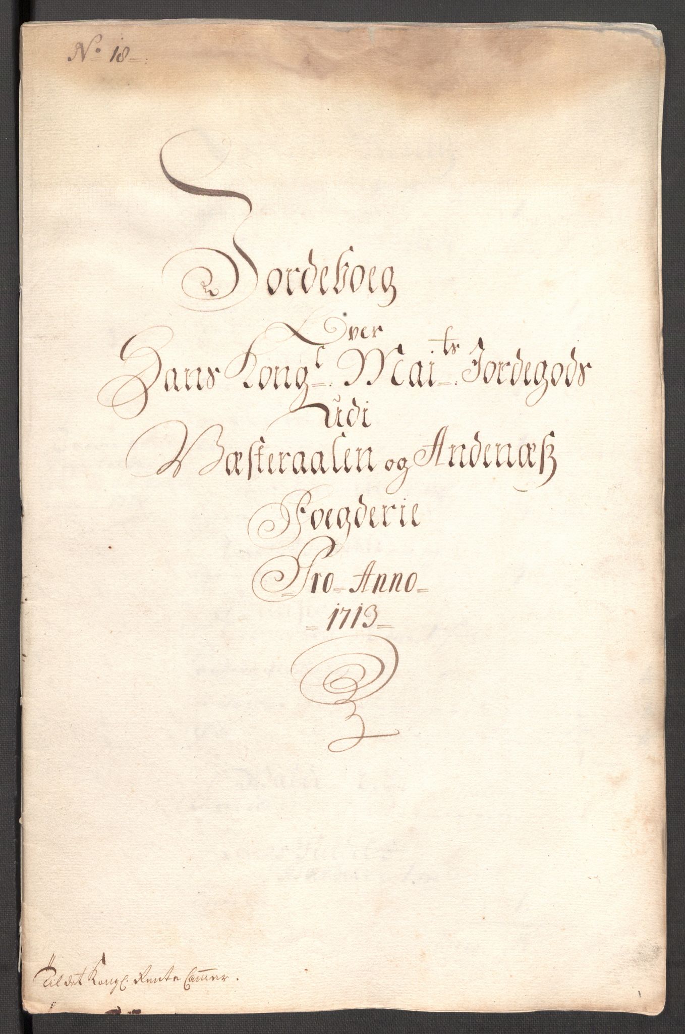 Rentekammeret inntil 1814, Reviderte regnskaper, Fogderegnskap, RA/EA-4092/R67/L4679: Fogderegnskap Vesterålen, Andenes og Lofoten, 1711-1713, s. 201