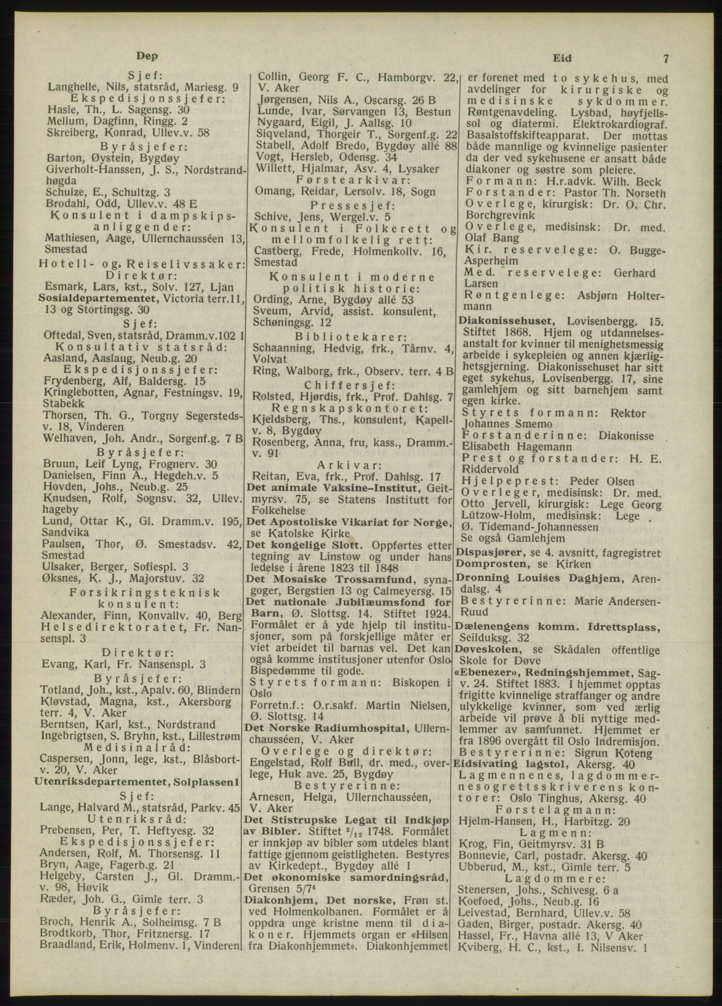 Kristiania/Oslo adressebok, PUBL/-, 1946, s. 7