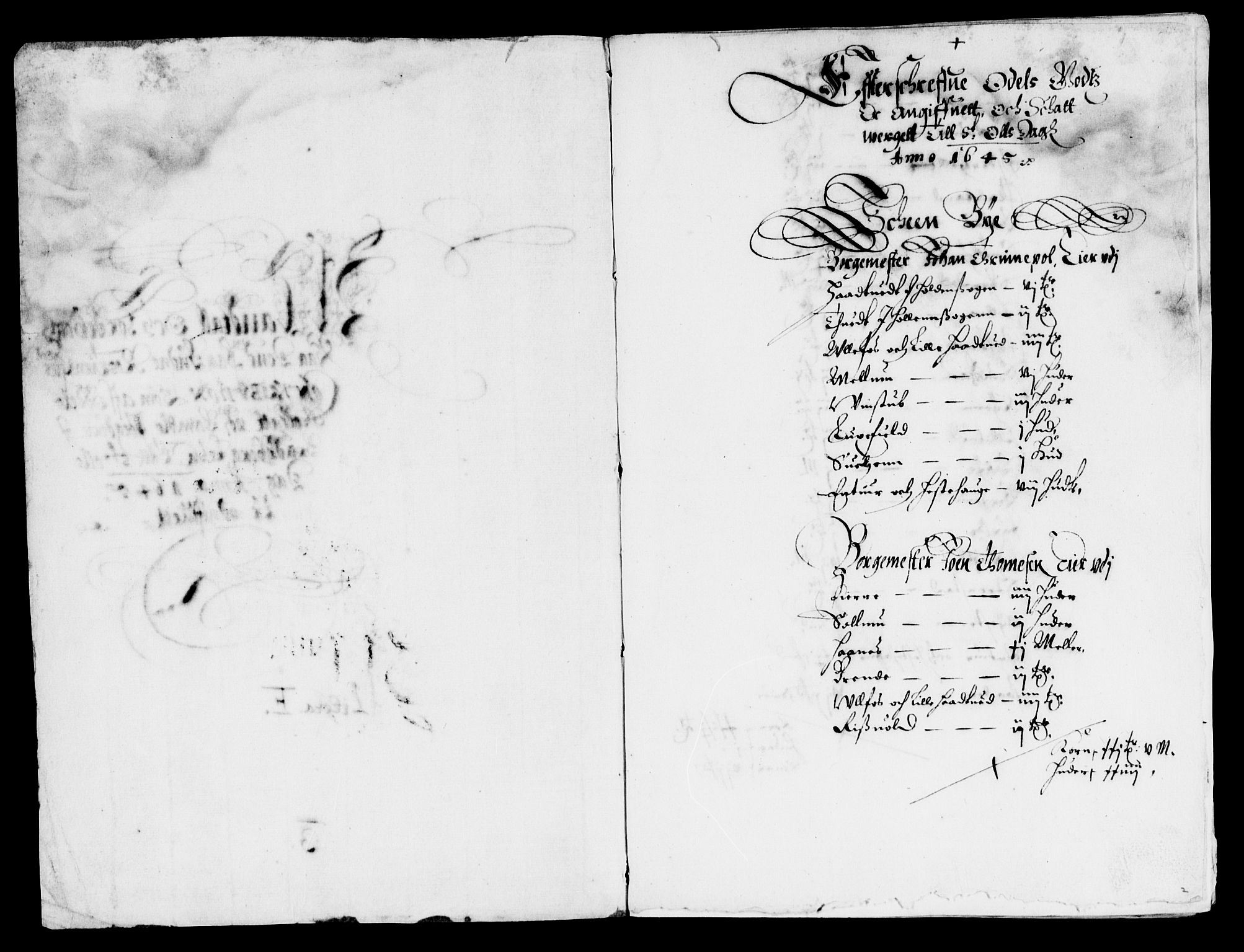 Rentekammeret inntil 1814, Reviderte regnskaper, Lensregnskaper, RA/EA-5023/R/Rb/Rbp/L0032: Bratsberg len, 1645-1647