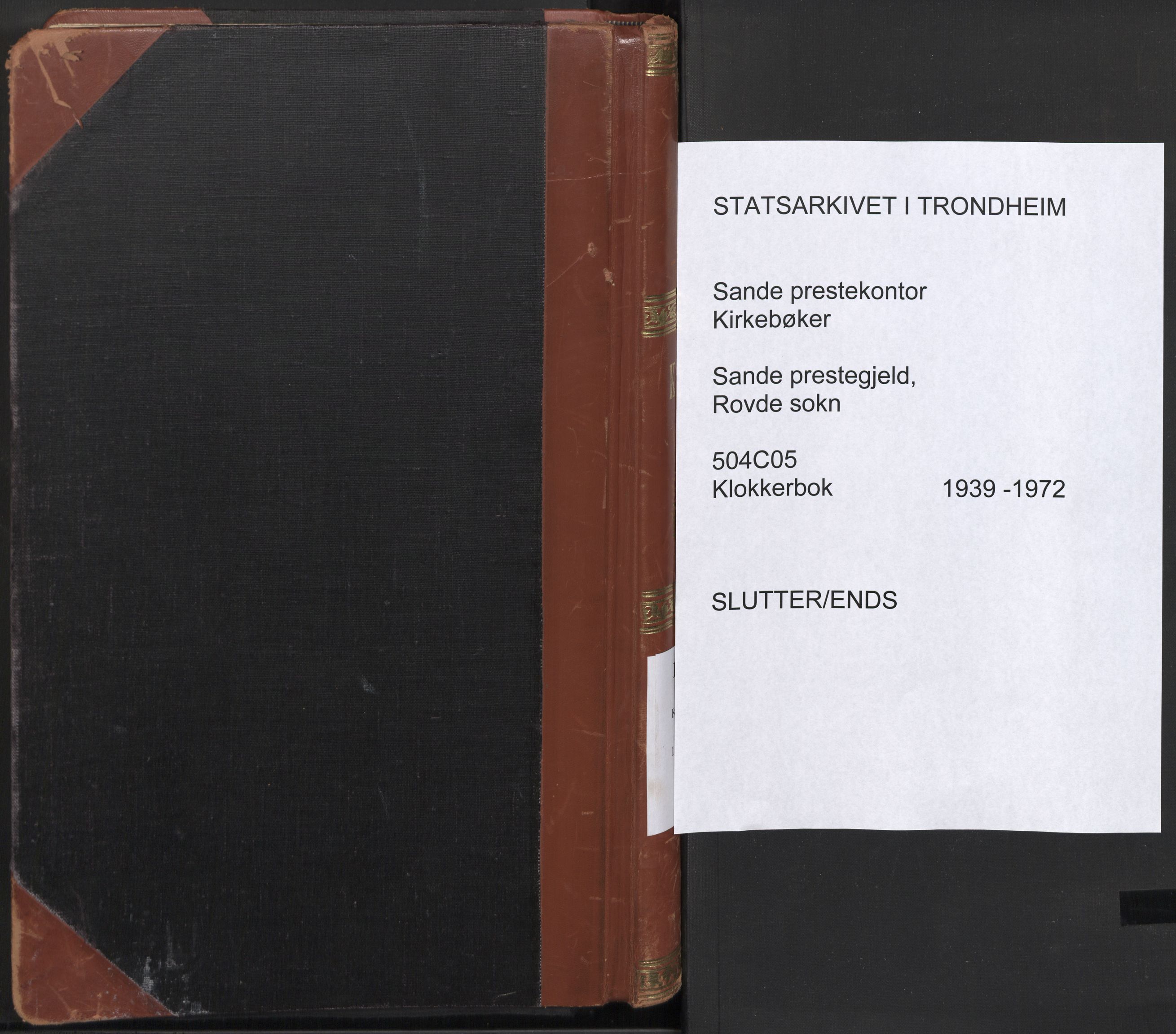 Ministerialprotokoller, klokkerbøker og fødselsregistre - Møre og Romsdal, AV/SAT-A-1454/504/L0063: Klokkerbok nr. 504C05, 1939-1972