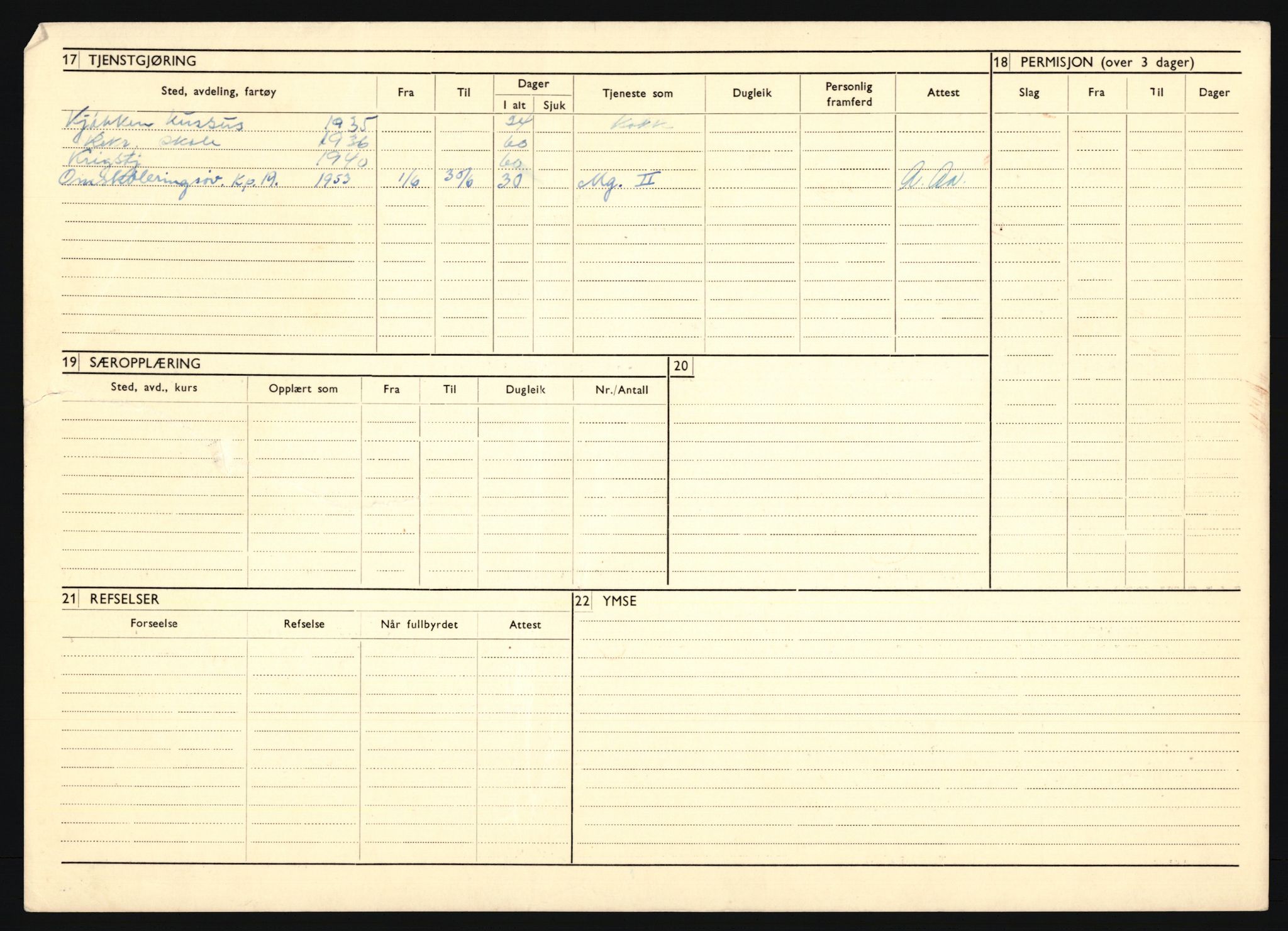 Forsvaret, Troms infanteriregiment nr. 16, AV/RA-RAFA-3146/P/Pa/L0019: Rulleblad for regimentets menige mannskaper, årsklasse 1935, 1935, s. 1246