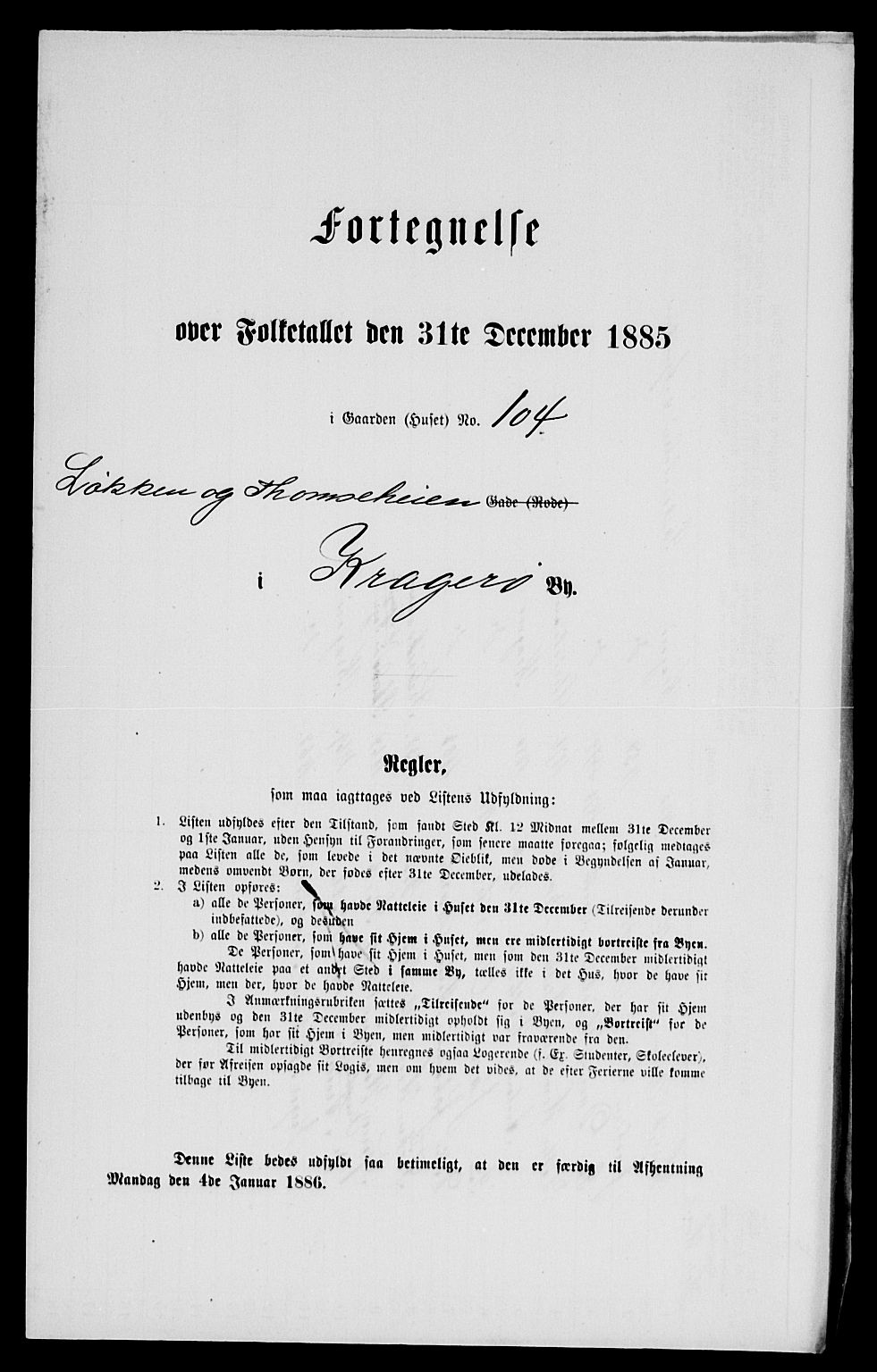 SAKO, Folketelling 1885 for 0801 Kragerø kjøpstad, 1885, s. 859