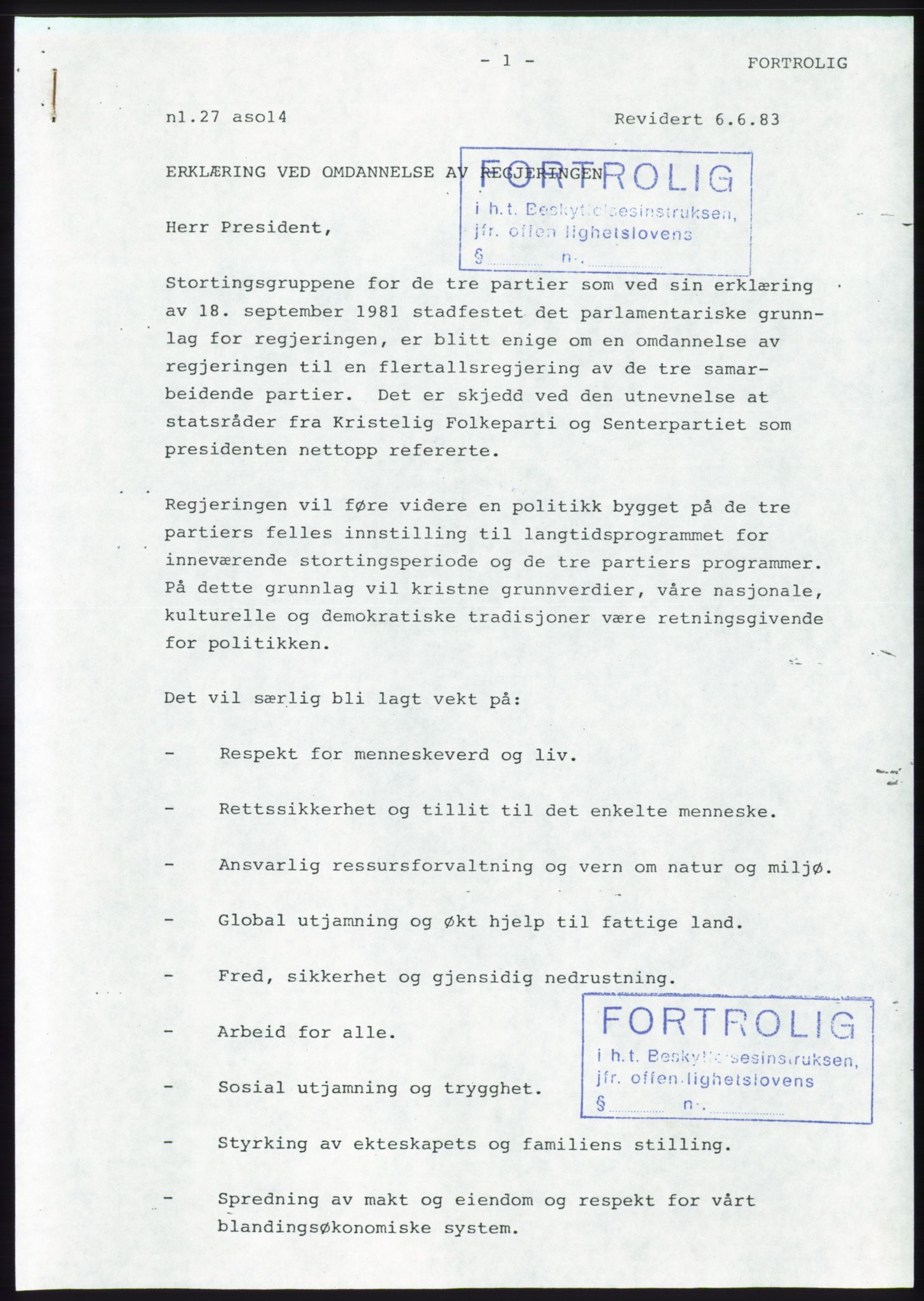 Forhandlingsmøtene 1983 mellom Høyre, KrF og Senterpartiet om dannelse av regjering, RA/PA-0696/A/L0001: Forhandlingsprotokoll, 1983, s. 59