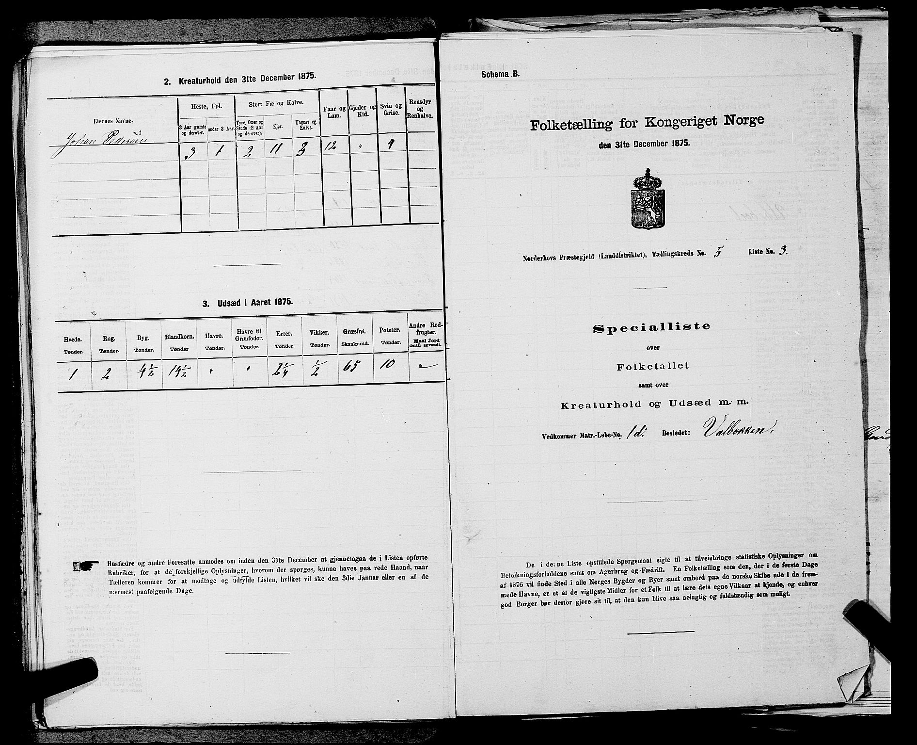 SAKO, Folketelling 1875 for 0613L Norderhov prestegjeld, Norderhov sokn, Haug sokn og Lunder sokn, 1875, s. 959