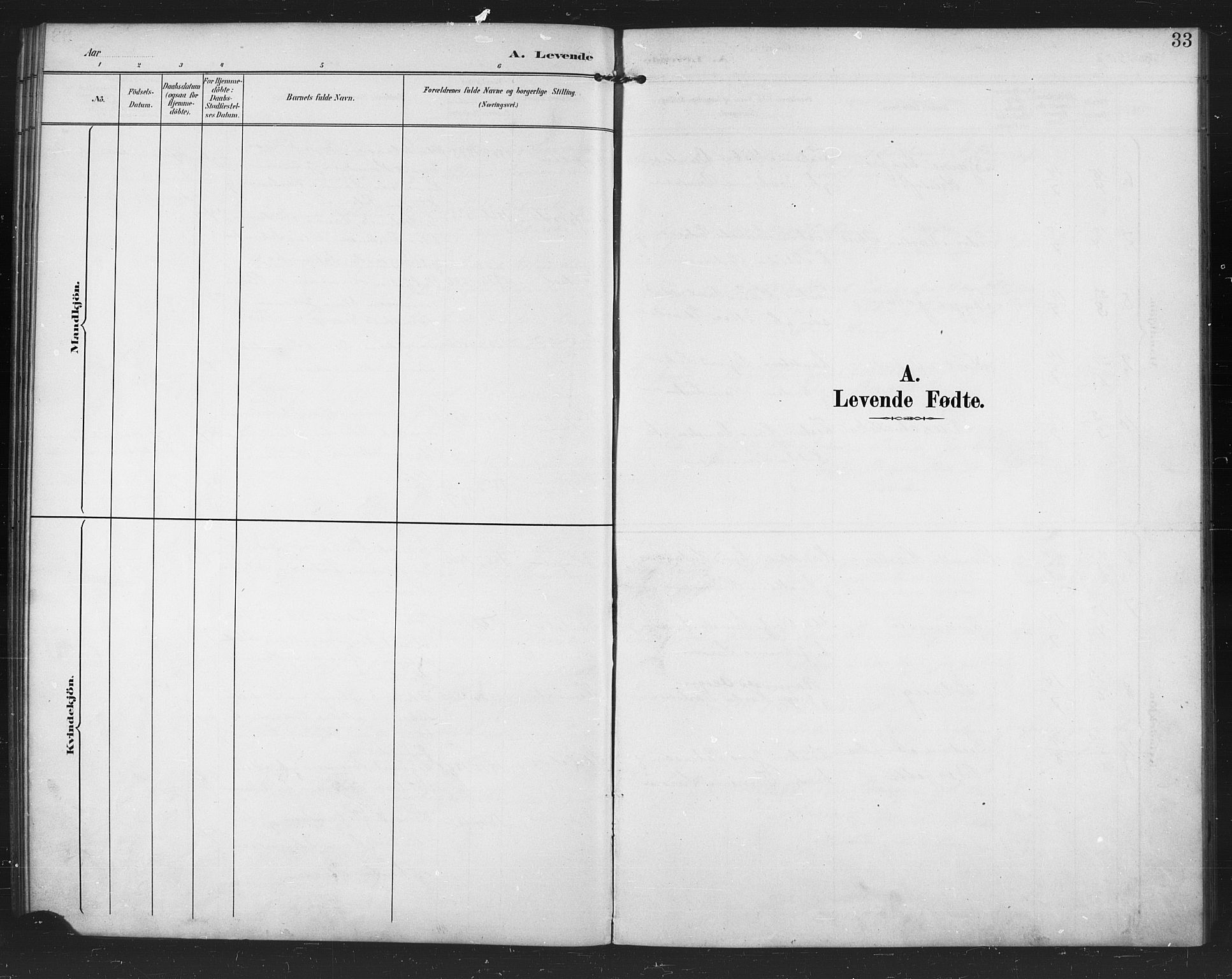 Berg sokneprestkontor, SATØ/S-1318/G/Ga/Gab/L0005klokker: Klokkerbok nr. 5, 1898-1911, s. 33