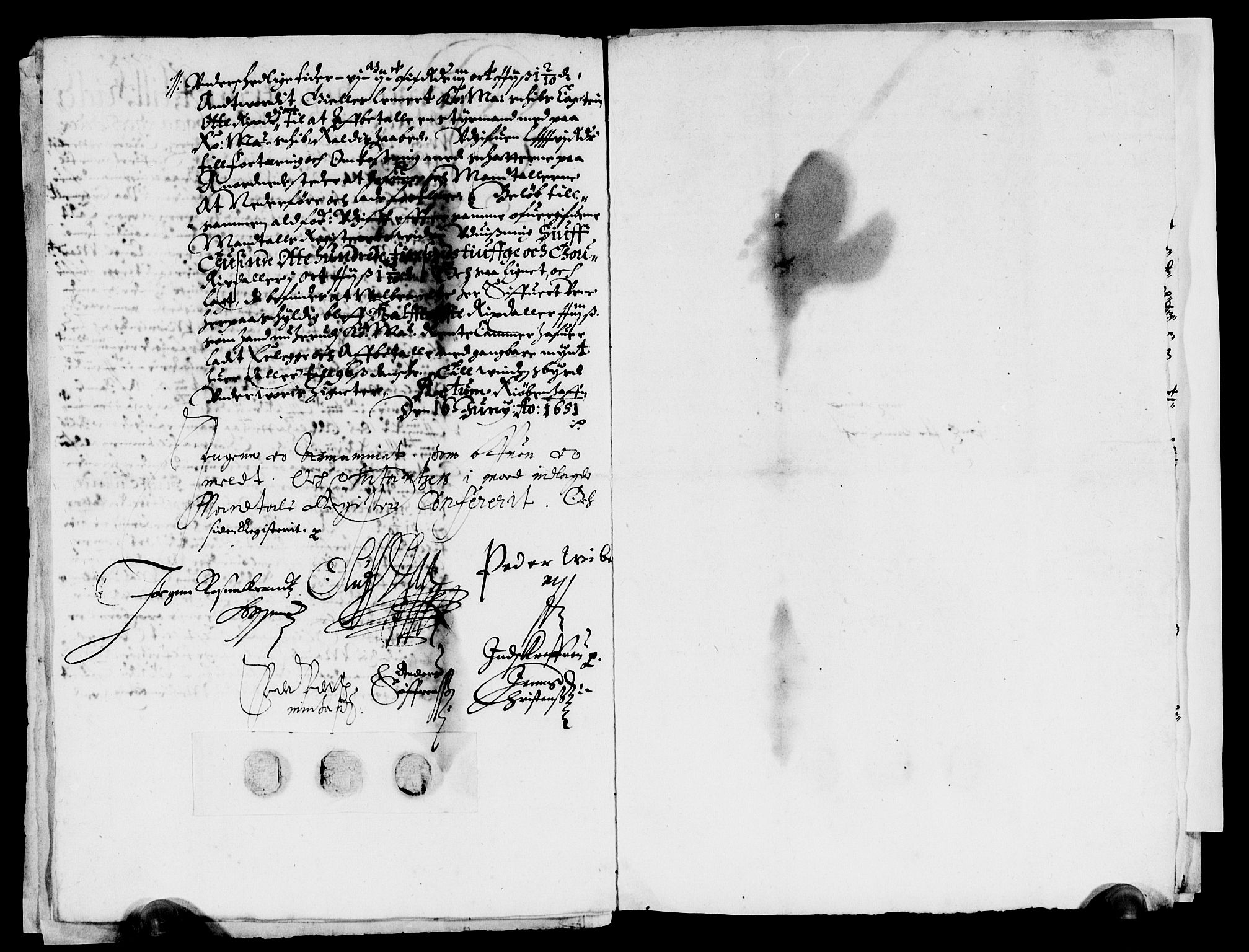 Rentekammeret inntil 1814, Reviderte regnskaper, Lensregnskaper, AV/RA-EA-5023/R/Rb/Rbp/L0041: Bratsberg len, 1654-1656