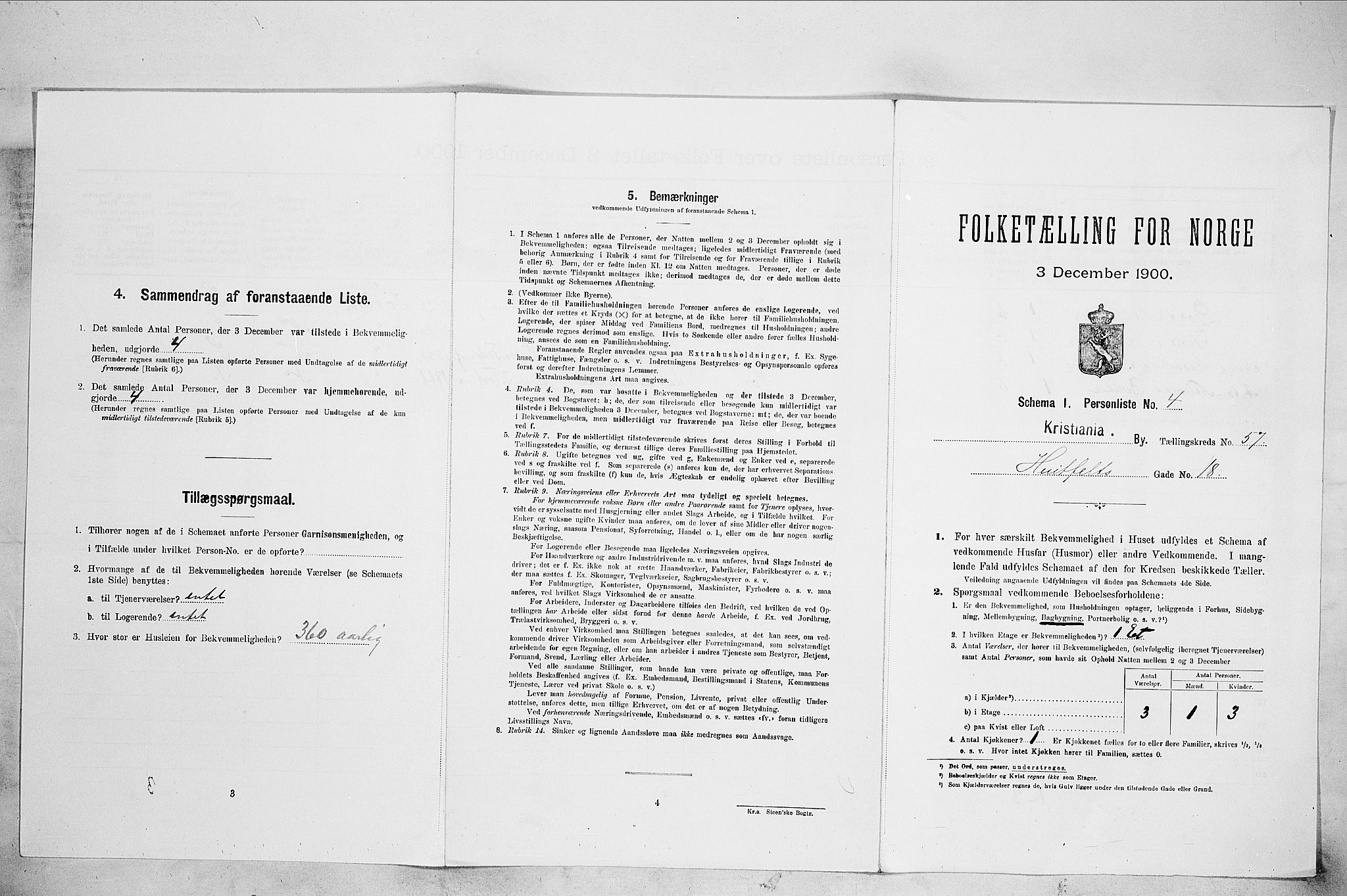 SAO, Folketelling 1900 for 0301 Kristiania kjøpstad, 1900, s. 39372
