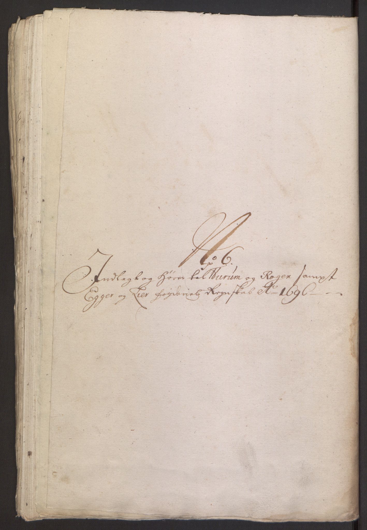 Rentekammeret inntil 1814, Reviderte regnskaper, Fogderegnskap, AV/RA-EA-4092/R30/L1694: Fogderegnskap Hurum, Røyken, Eiker og Lier, 1694-1696, s. 424