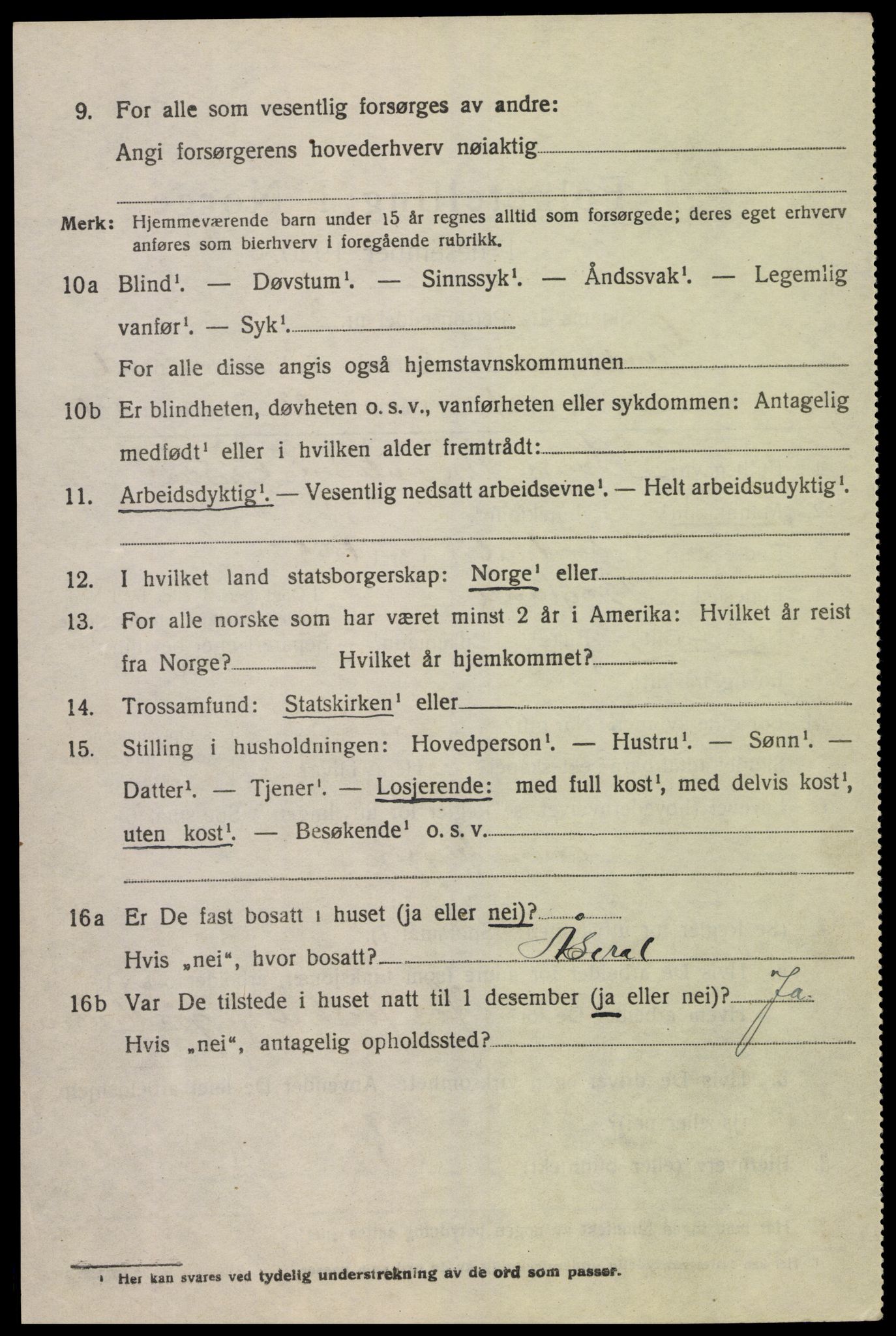 SAK, Folketelling 1920 for 1025 Grindheim herred, 1920, s. 1868