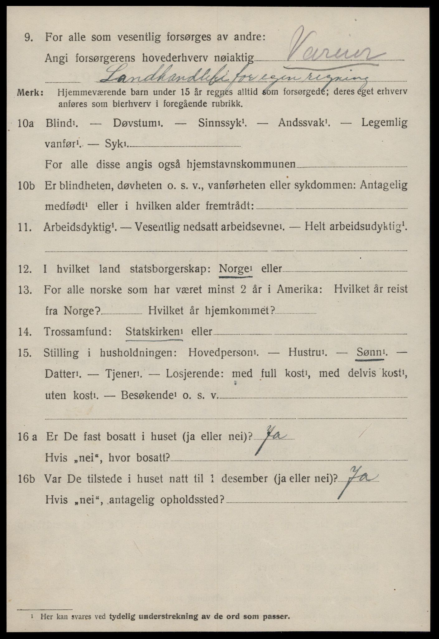 SAT, Folketelling 1920 for 1574 Brattvær herred, 1920, s. 1165