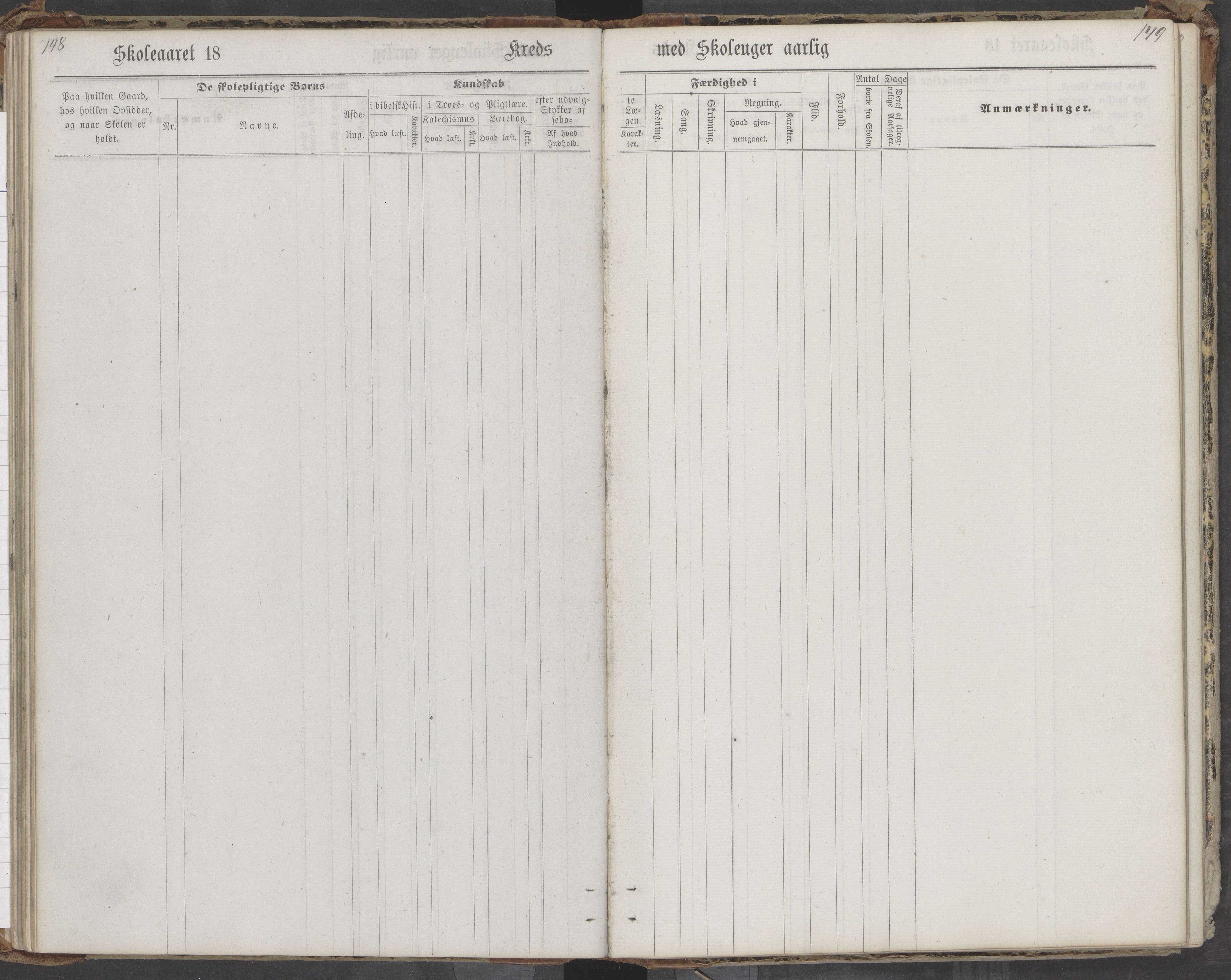 Saltdal kommune. Ymse skolekretser, AIN/K-18400.510.18/442/L0002/0002: Skoleprotokoller / Nordnes, Berghulnes, Junkerdal, 1871-1878