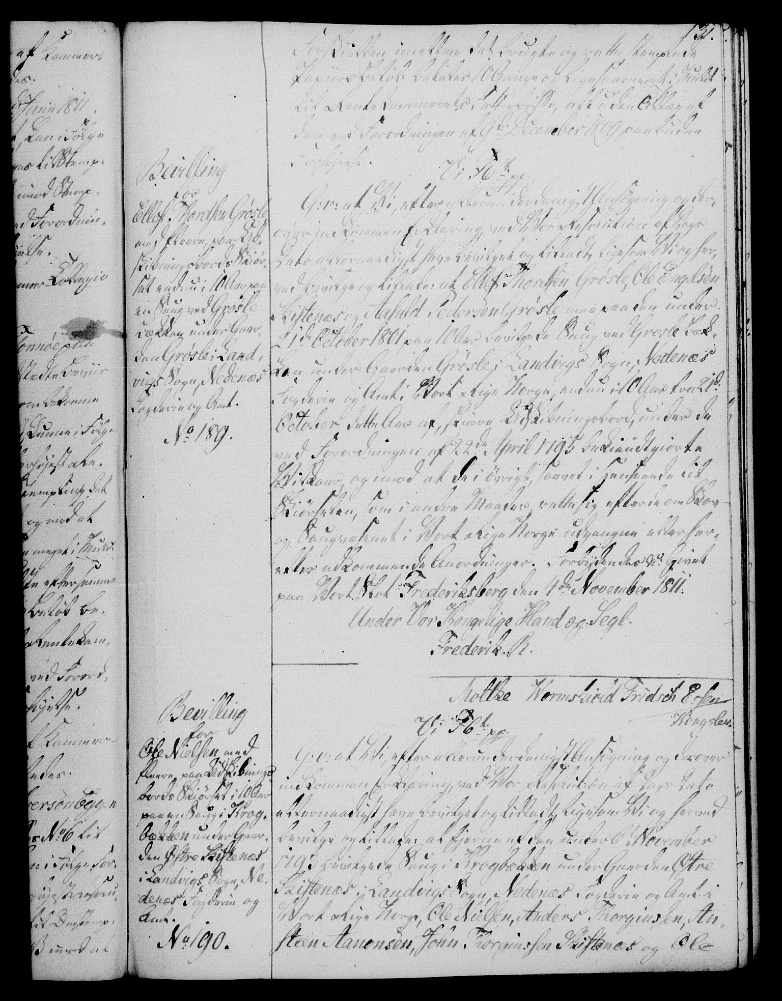 Rentekammeret, Kammerkanselliet, AV/RA-EA-3111/G/Gg/Gga/L0020: Norsk ekspedisjonsprotokoll med register (merket RK 53.20), 1811-1814, s. 131