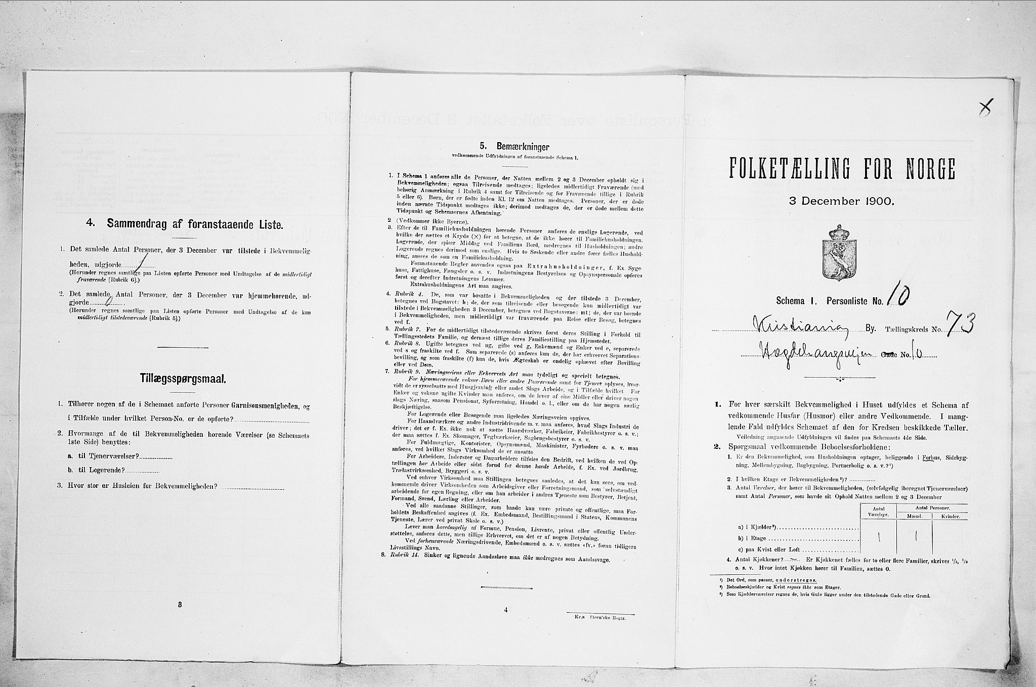 SAO, Folketelling 1900 for 0301 Kristiania kjøpstad, 1900, s. 39950