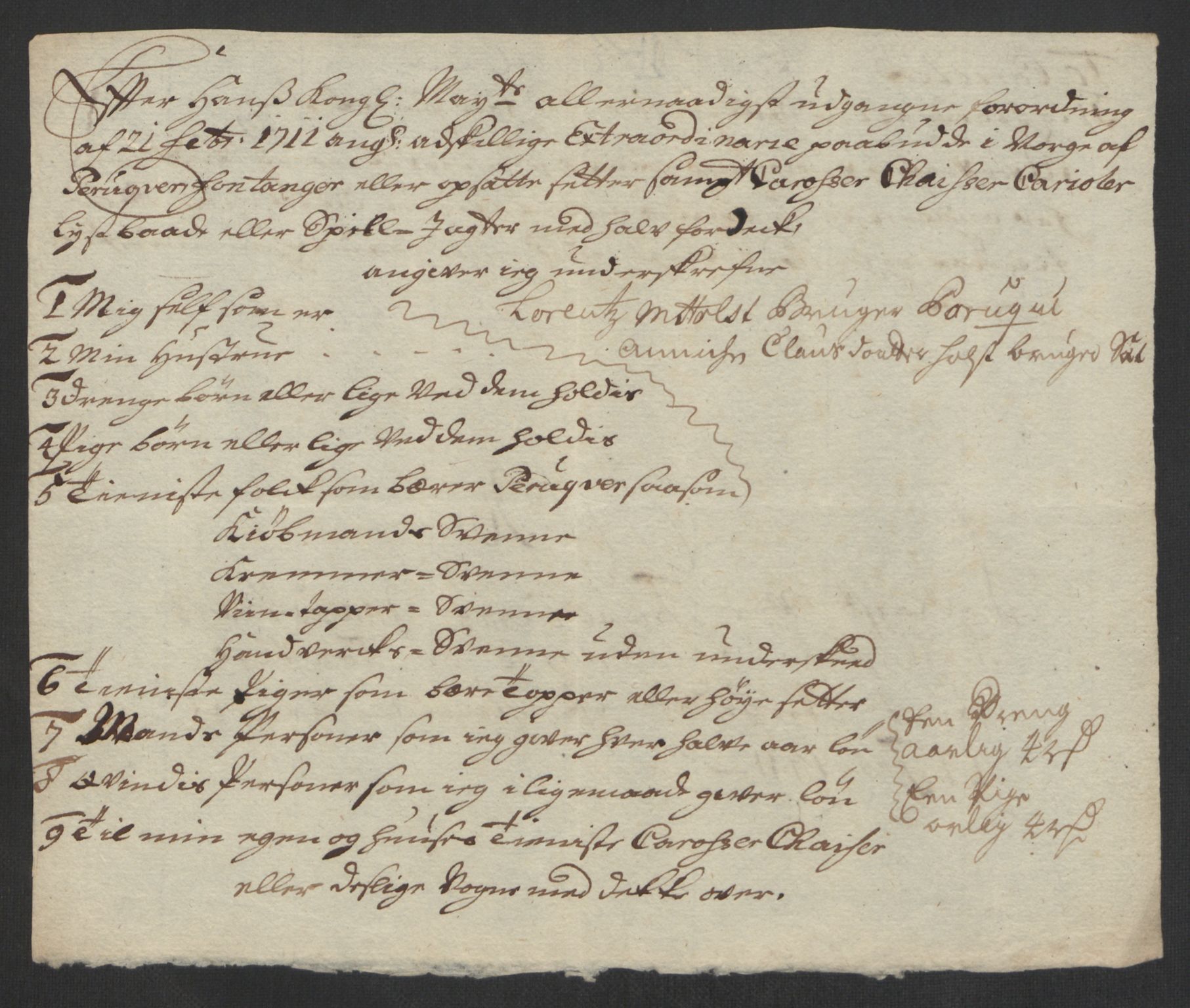 Rentekammeret inntil 1814, Reviderte regnskaper, Byregnskaper, AV/RA-EA-4066/R/Rs/L0507: [S3] Kontribusjonsregnskap, 1699-1711, s. 557