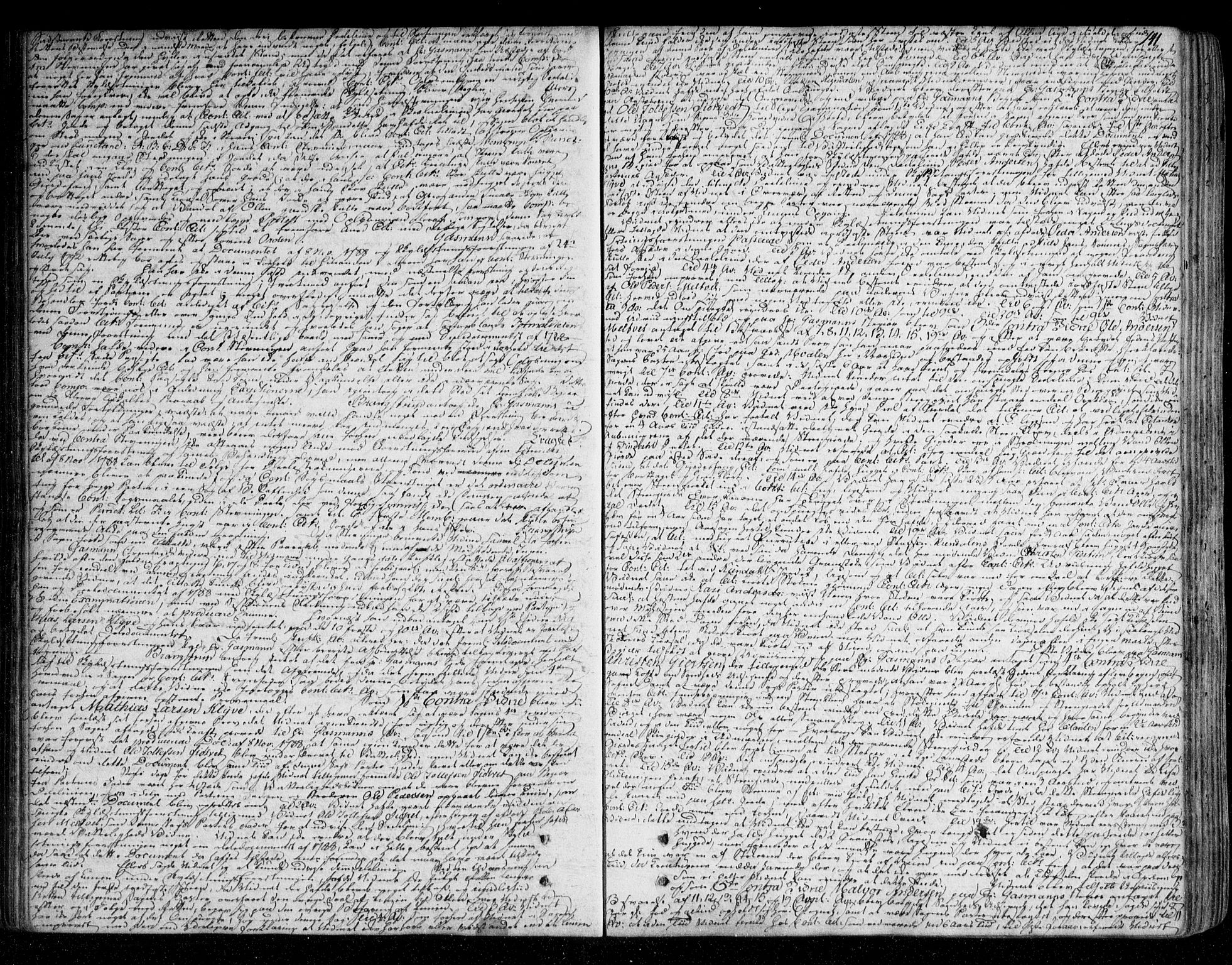 Nedre Telemark sorenskriveri, SAKO/A-135/F/Fa/L0032: Tingbok, 1798-1802, s. 141