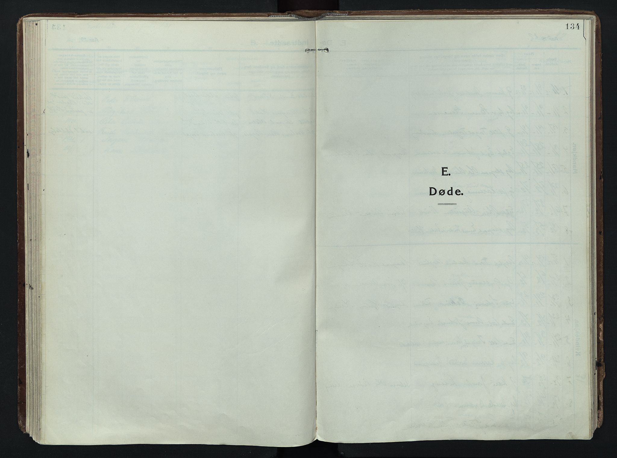 Trysil prestekontor, AV/SAH-PREST-046/H/Ha/Haa/L0014: Ministerialbok nr. 14, 1912-1923, s. 134