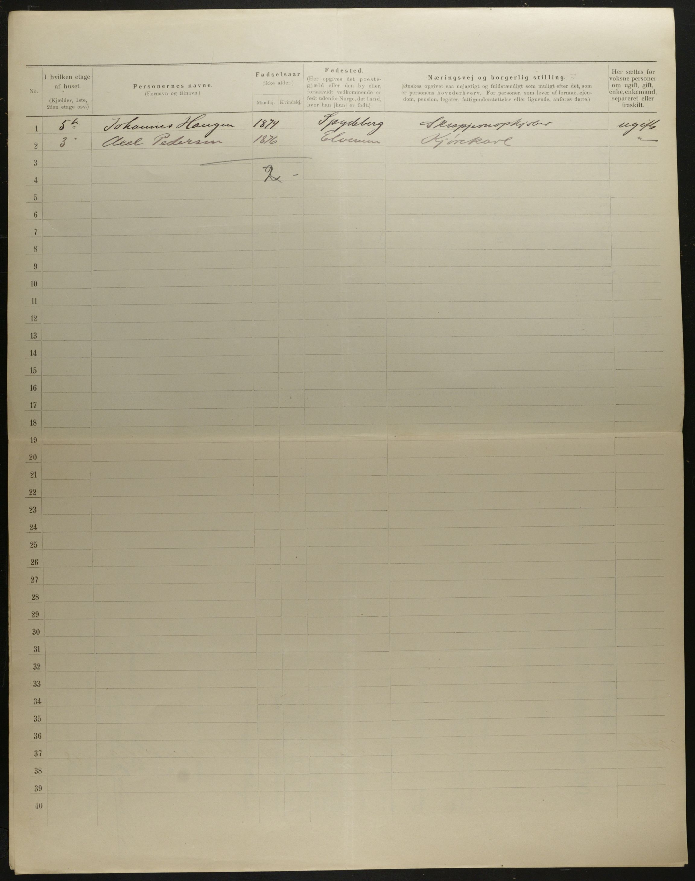 OBA, Kommunal folketelling 31.12.1901 for Kristiania kjøpstad, 1901, s. 8166