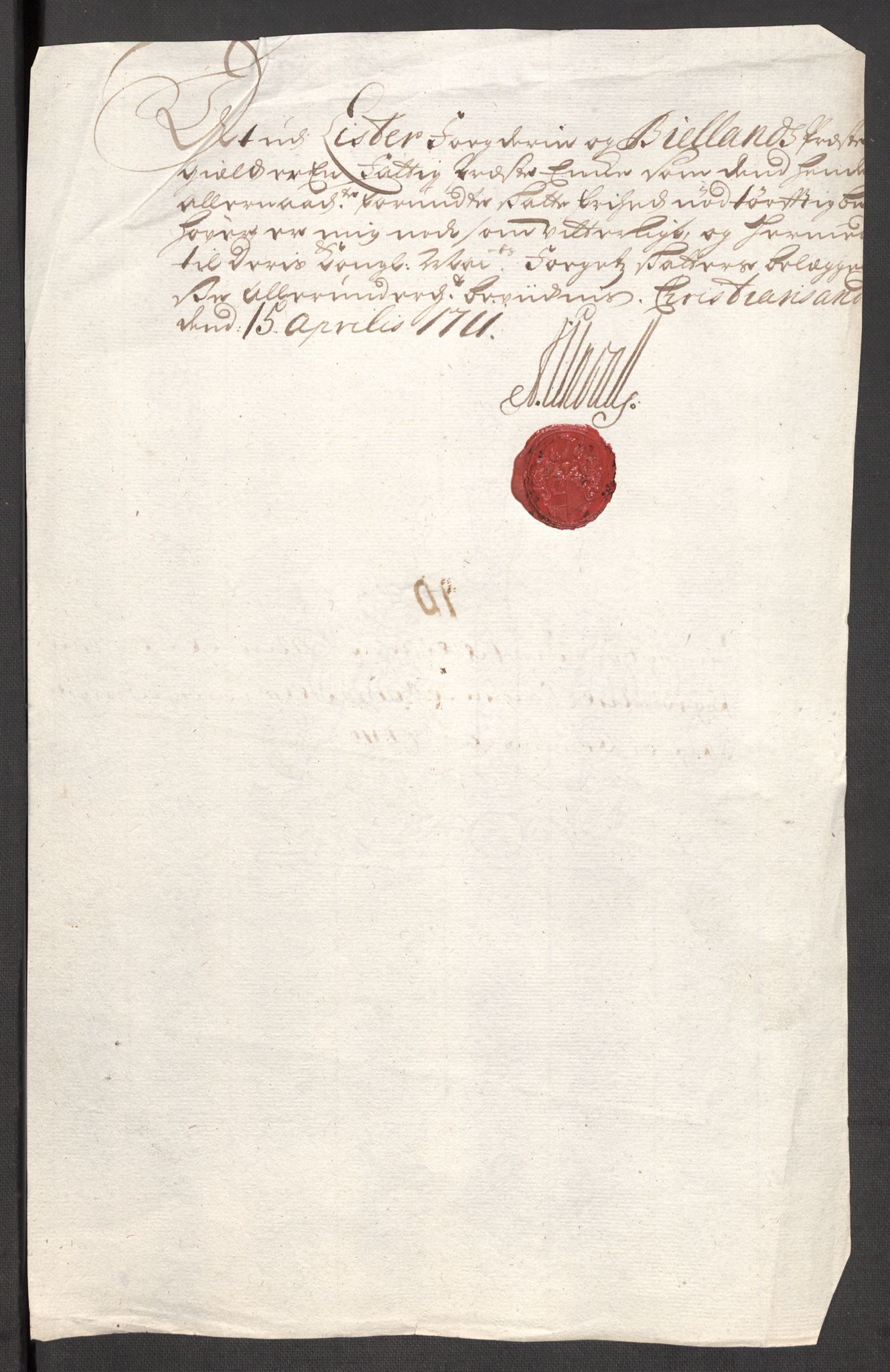 Rentekammeret inntil 1814, Reviderte regnskaper, Fogderegnskap, AV/RA-EA-4092/R43/L2553: Fogderegnskap Lista og Mandal, 1710, s. 49