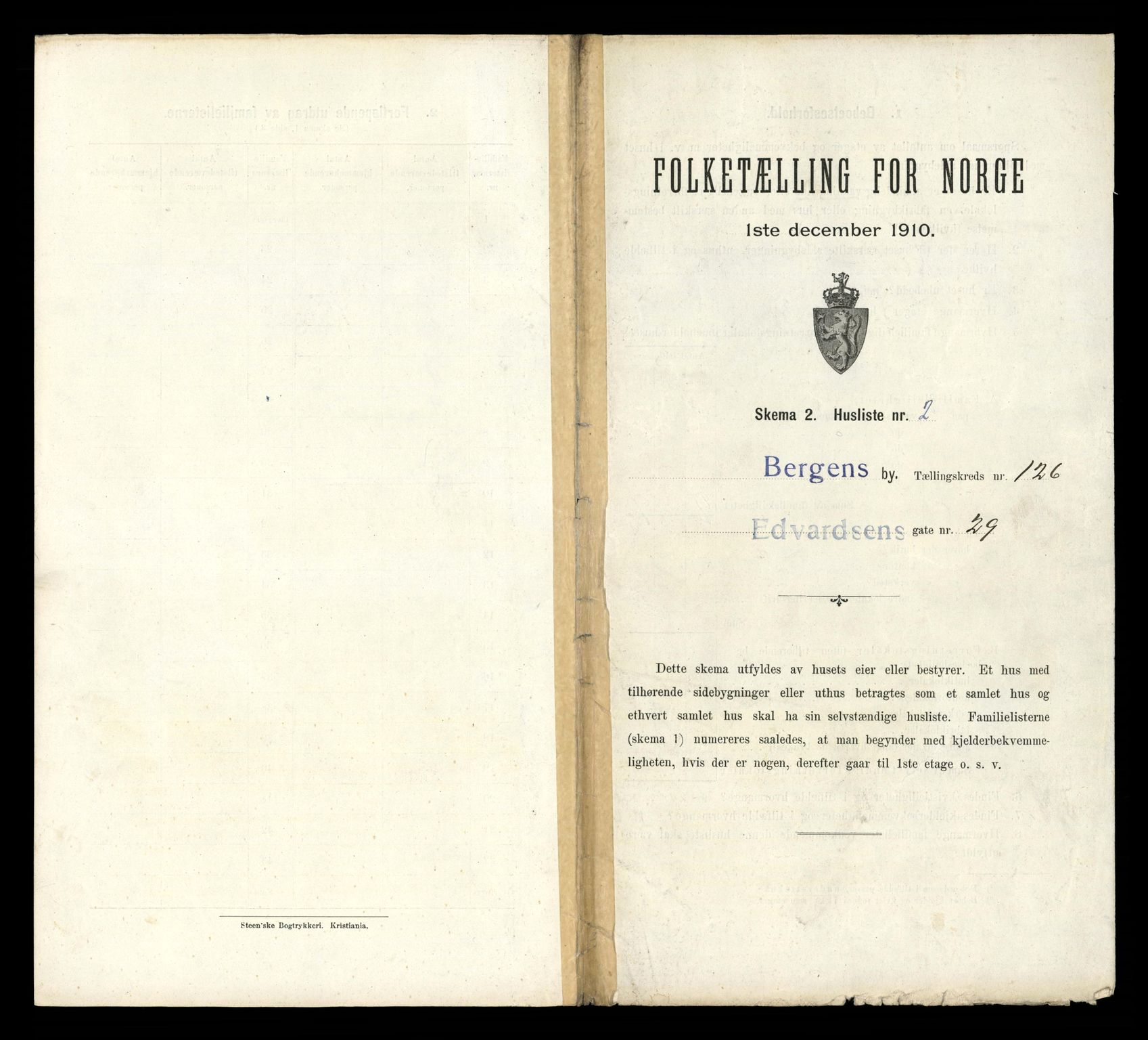 RA, Folketelling 1910 for 1301 Bergen kjøpstad, 1910, s. 43157