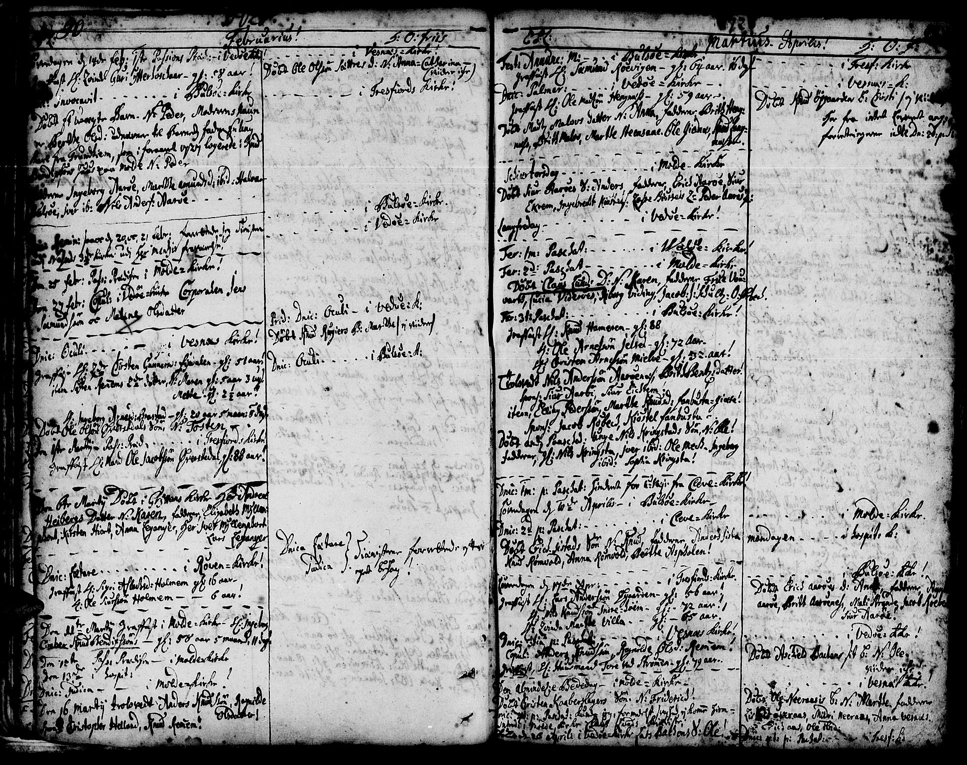 Ministerialprotokoller, klokkerbøker og fødselsregistre - Møre og Romsdal, AV/SAT-A-1454/547/L0599: Ministerialbok nr. 547A01, 1721-1764, s. 92-93