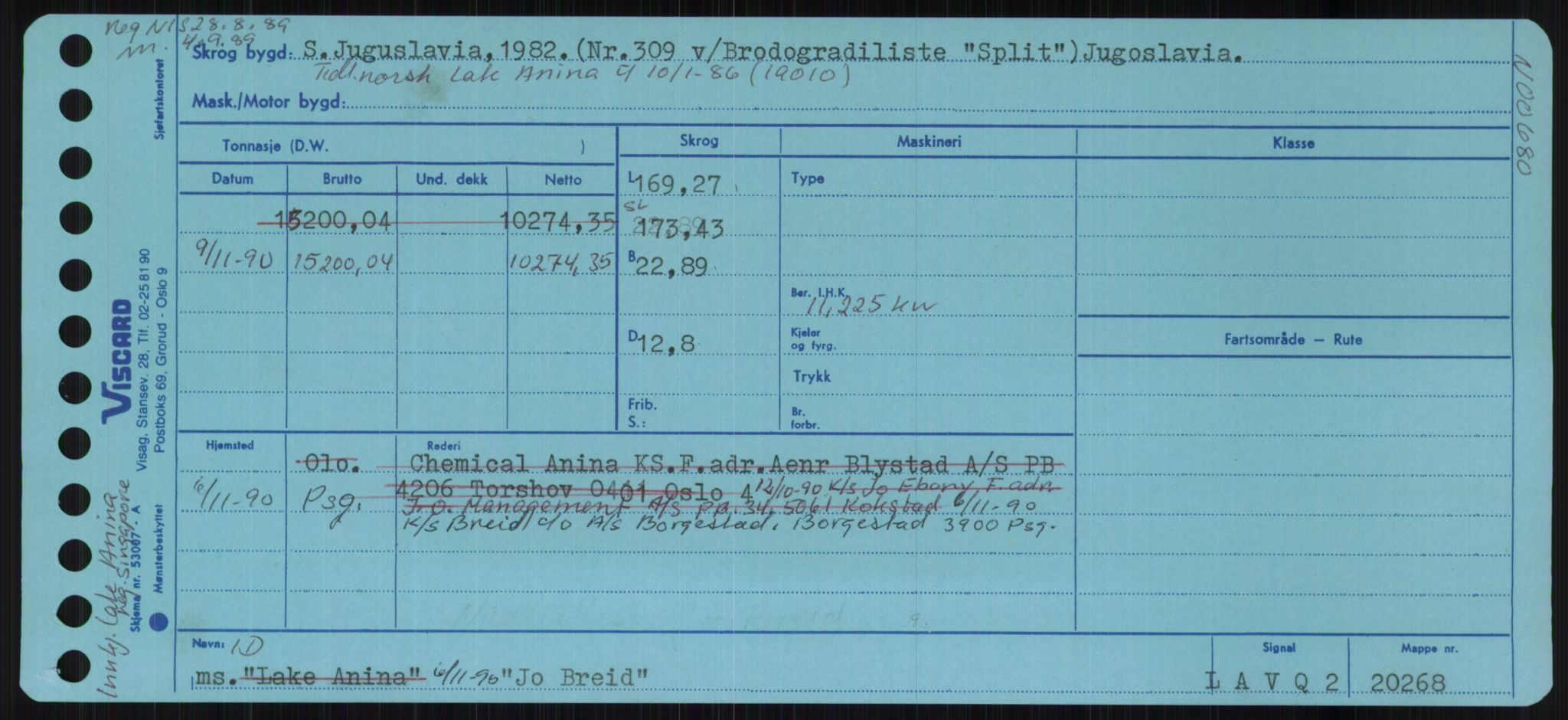 Sjøfartsdirektoratet med forløpere, Skipsmålingen, AV/RA-S-1627/H/Ha/L0003/0001: Fartøy, Hilm-Mar / Fartøy, Hilm-Kol, s. 489