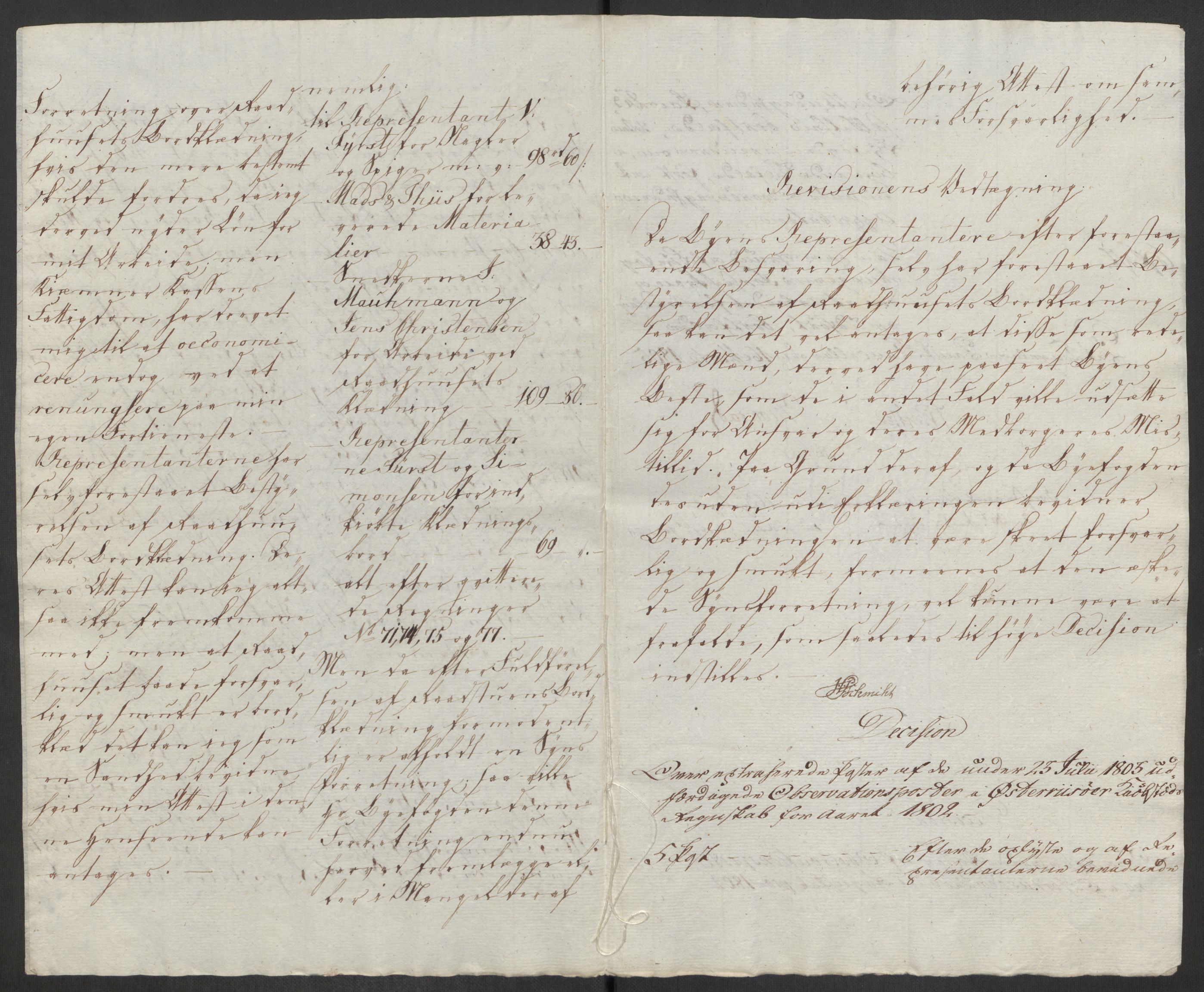 Danske Kanselli 1800-1814, AV/RA-EA-3024/K/Kk/Kka/Kkac/L0236: Kjøpstadregnskap Øster Risør, 1801-1804, s. 628