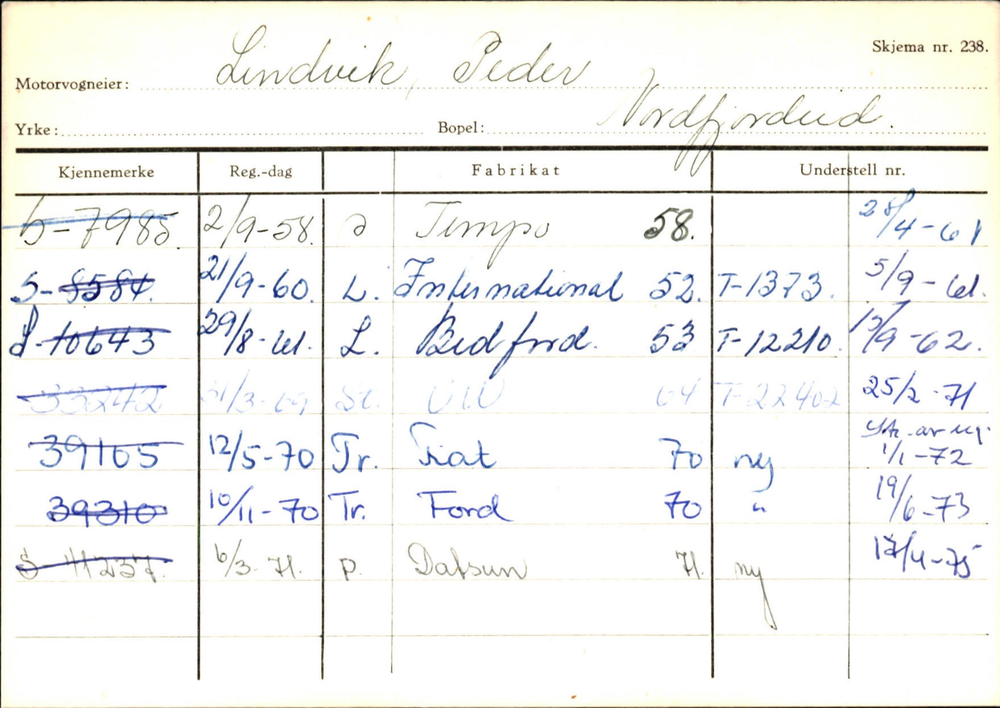 Statens vegvesen, Sogn og Fjordane vegkontor, AV/SAB-A-5301/4/F/L0129: Eigarregistrer Eid A-S, 1945-1975, s. 1500