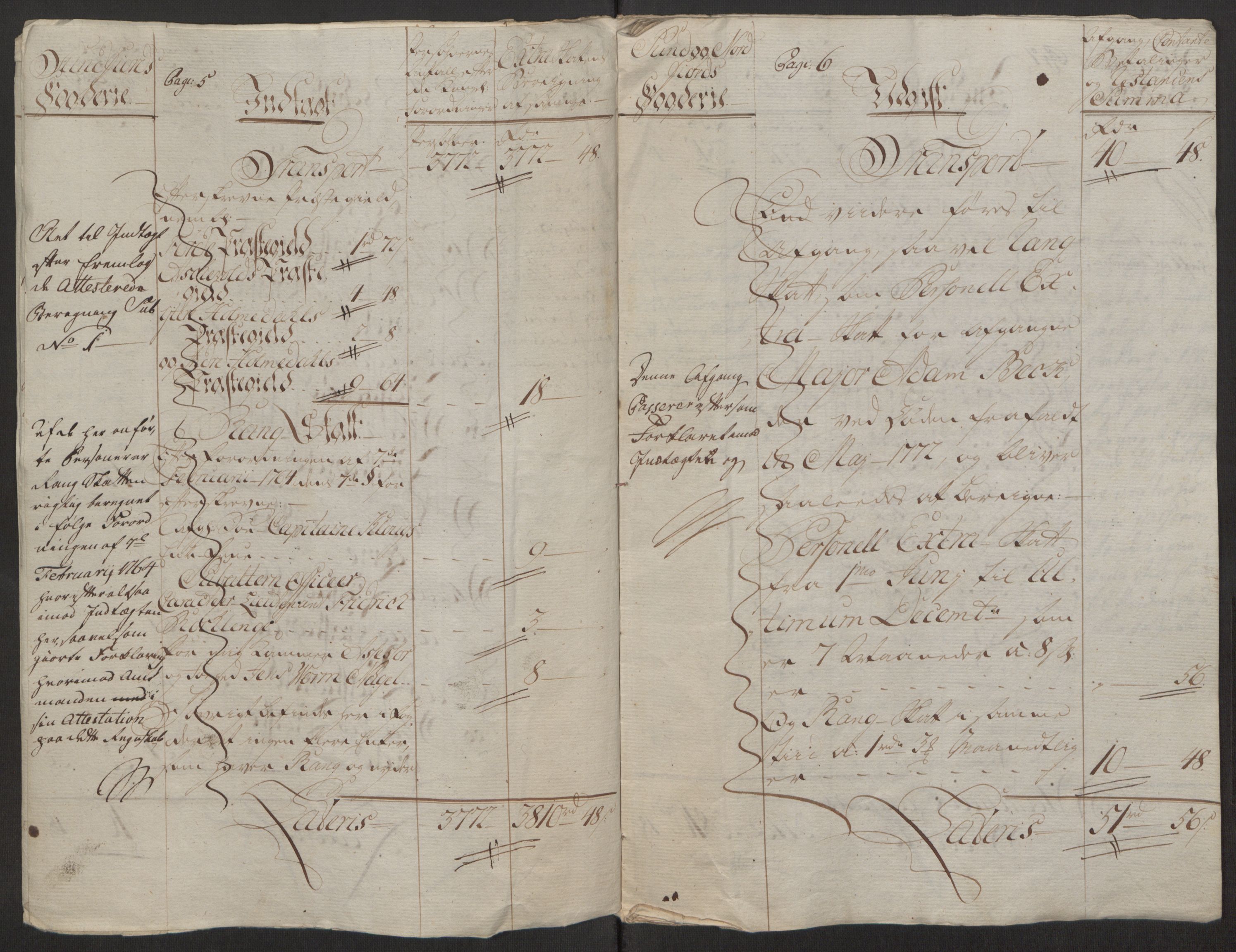 Rentekammeret inntil 1814, Reviderte regnskaper, Fogderegnskap, AV/RA-EA-4092/R53/L3551: Ekstraskatten Sunn- og Nordfjord, 1772, s. 8