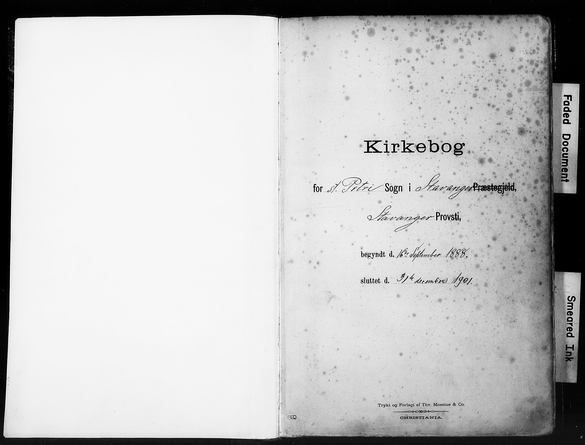 St. Petri sokneprestkontor, SAST/A-101813/001/30/30BA/L0019: Ministerialbok nr. A 20, 1888-1901