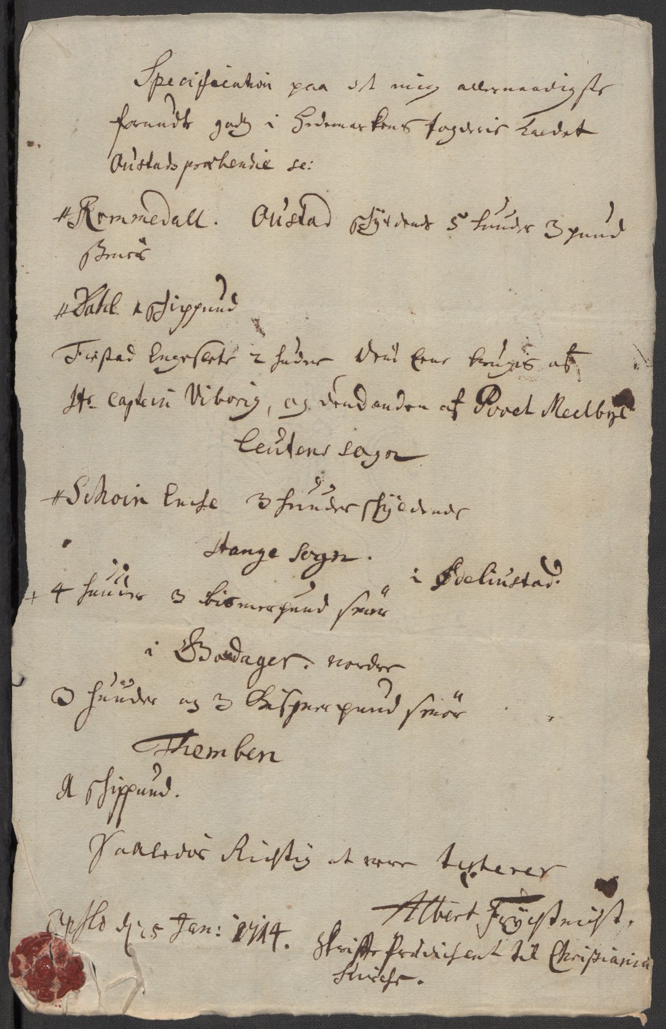 Rentekammeret inntil 1814, Reviderte regnskaper, Fogderegnskap, RA/EA-4092/R16/L1050: Fogderegnskap Hedmark, 1713, s. 220