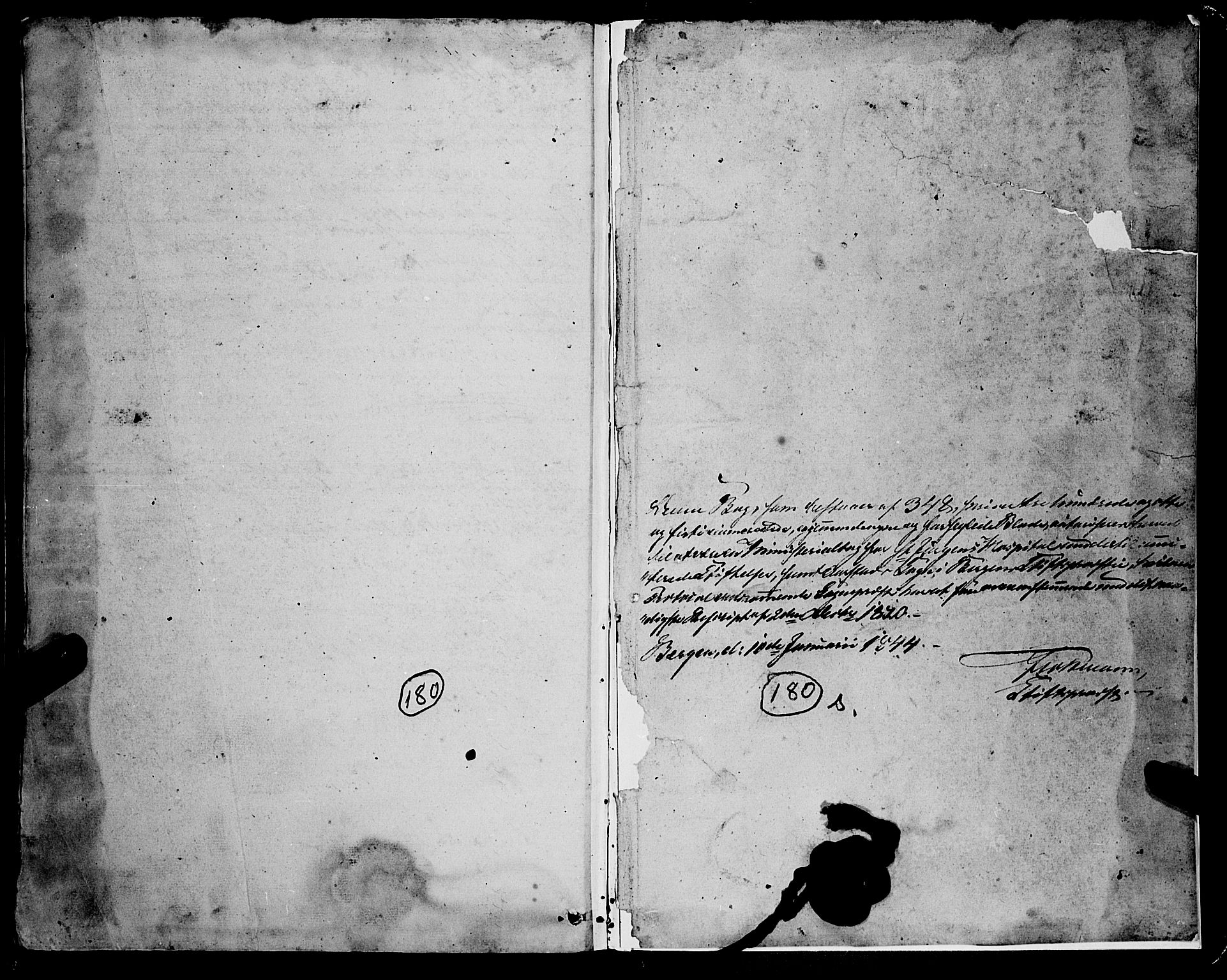 St. Jørgens hospital og Årstad sokneprestembete, AV/SAB-A-99934: Ministerialbok nr. A 4, 1844-1863