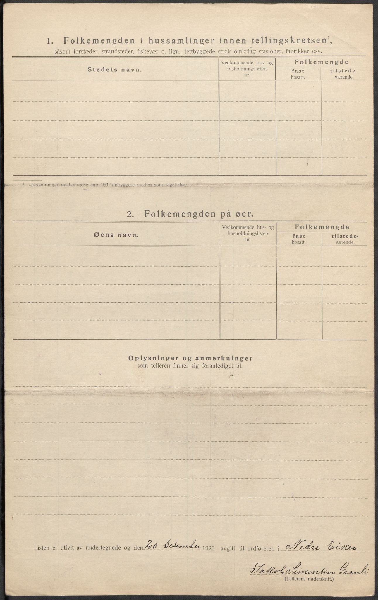 SAKO, Folketelling 1920 for 0625 Nedre Eiker herred, 1920, s. 48