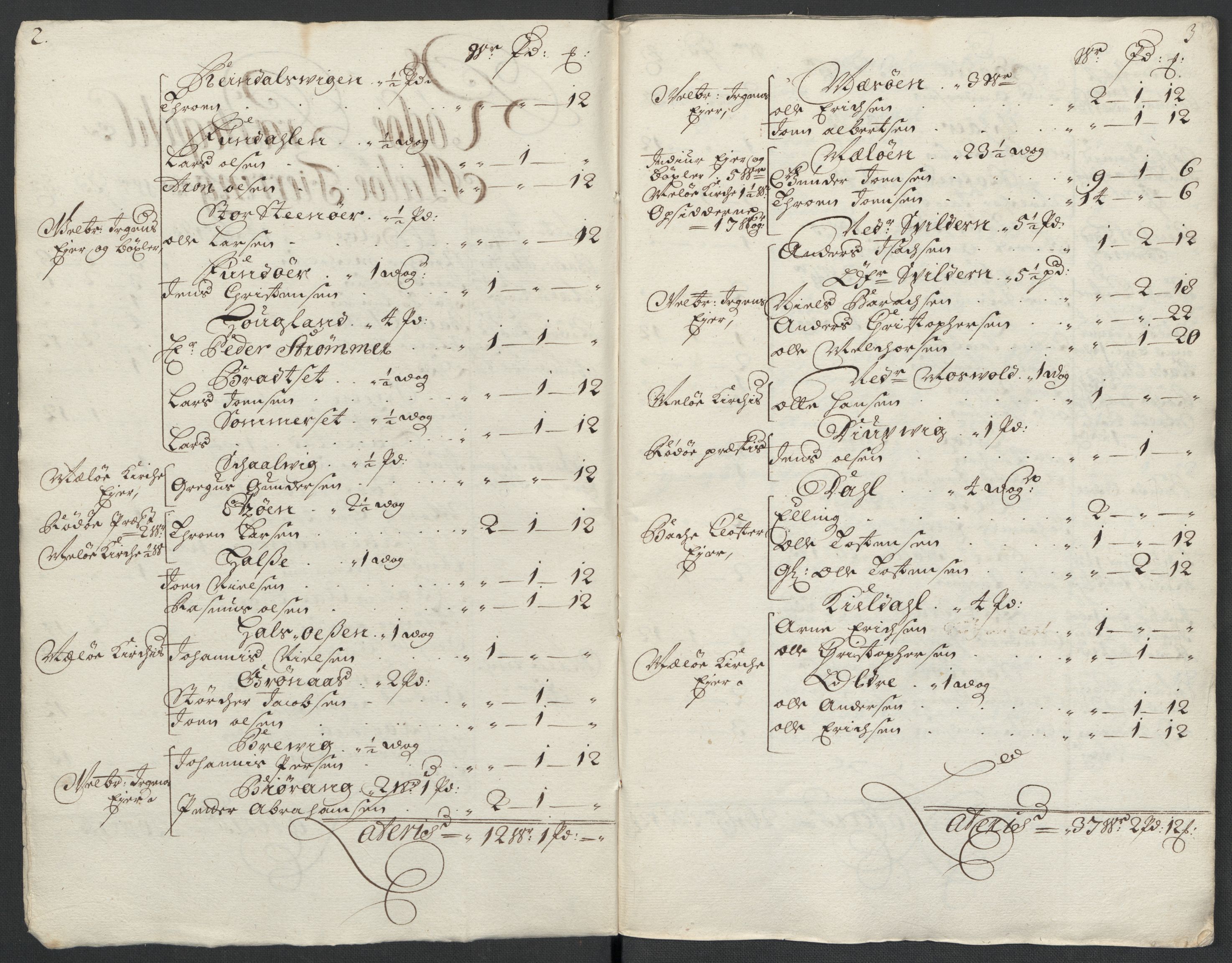 Rentekammeret inntil 1814, Reviderte regnskaper, Fogderegnskap, AV/RA-EA-4092/R65/L4508: Fogderegnskap Helgeland, 1702-1705, s. 240