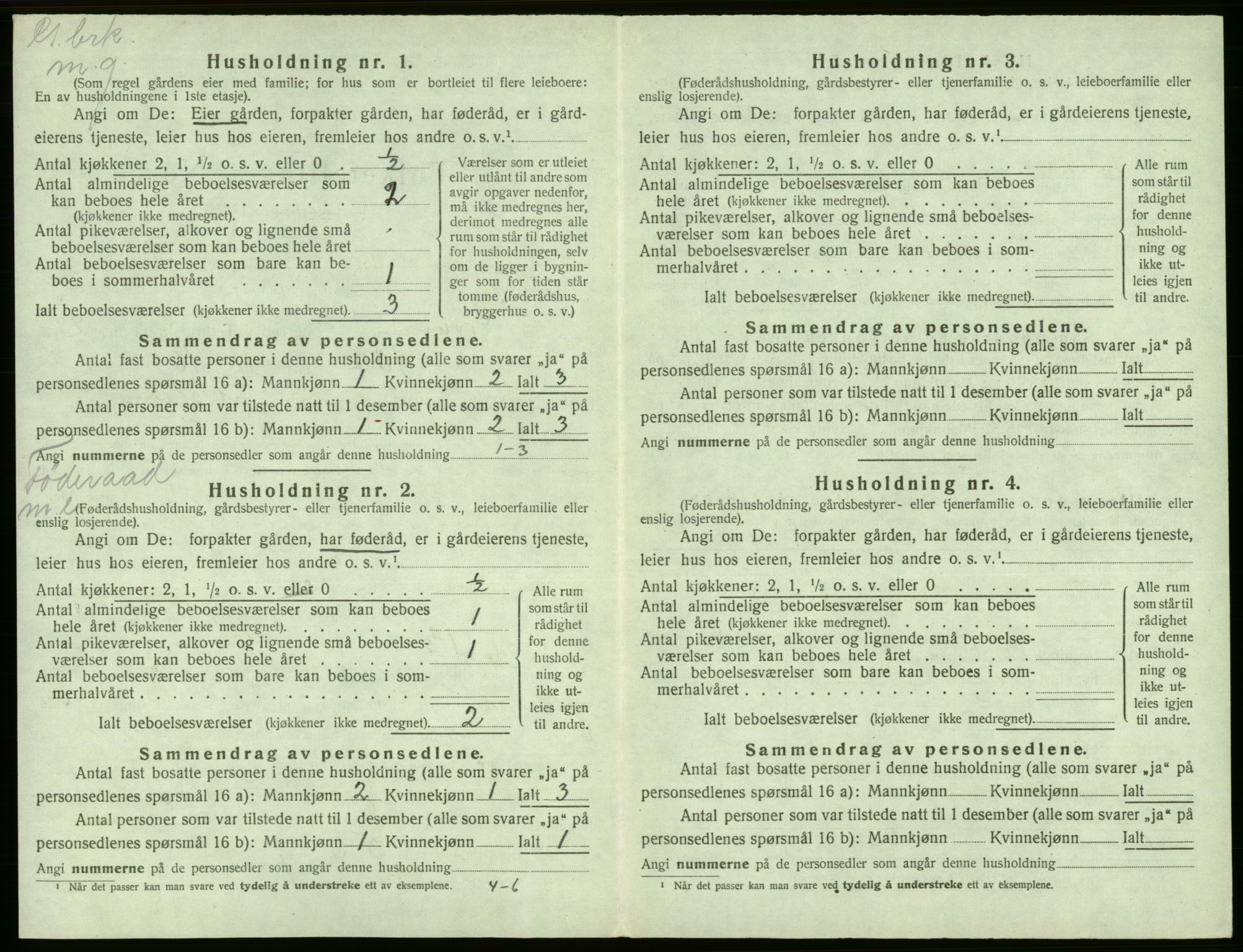 SAB, Folketelling 1920 for 1234 Granvin herred, 1920, s. 150