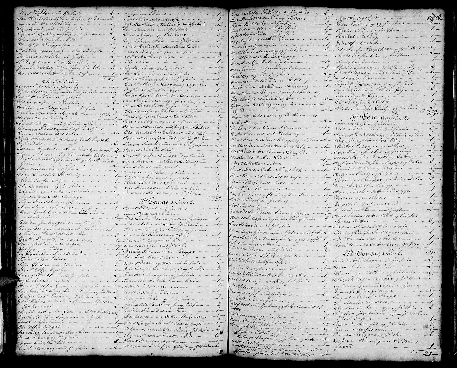 Askøy Sokneprestembete, AV/SAB-A-74101/H/Ha/Haa/Haaa/L0001: Ministerialbok nr. A 1, 1742-1818, s. 38