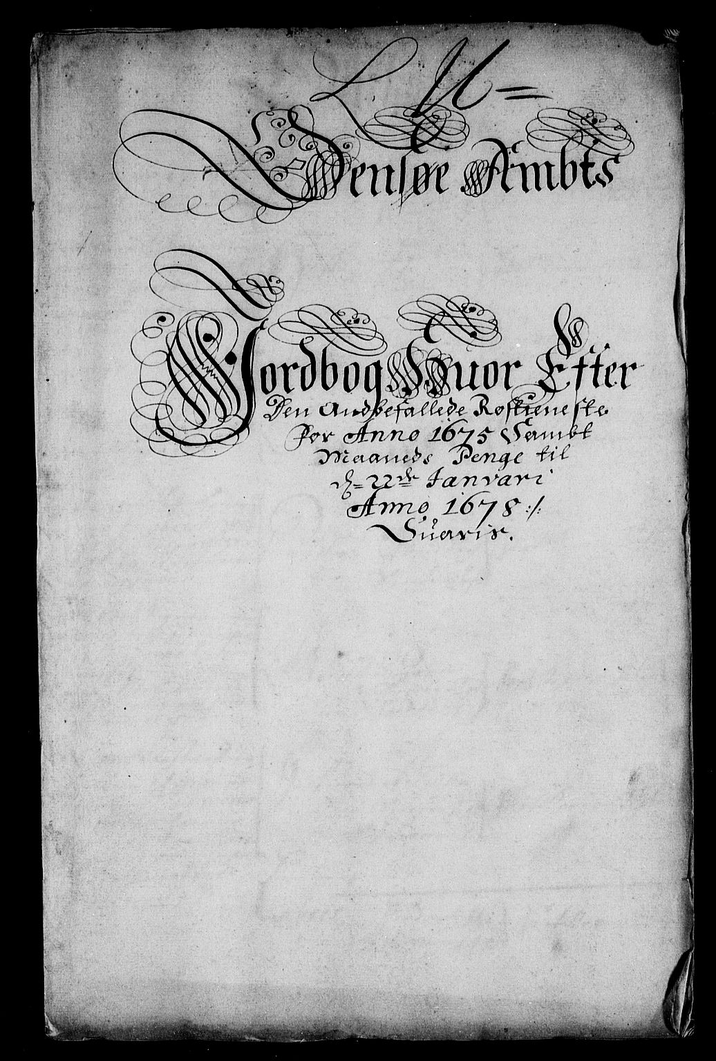 Rentekammeret inntil 1814, Reviderte regnskaper, Stiftamtstueregnskaper, Landkommissariatet på Akershus og Akershus stiftamt, AV/RA-EA-5869/R/Rb/L0139: Akershus stiftamt, 1675-1677