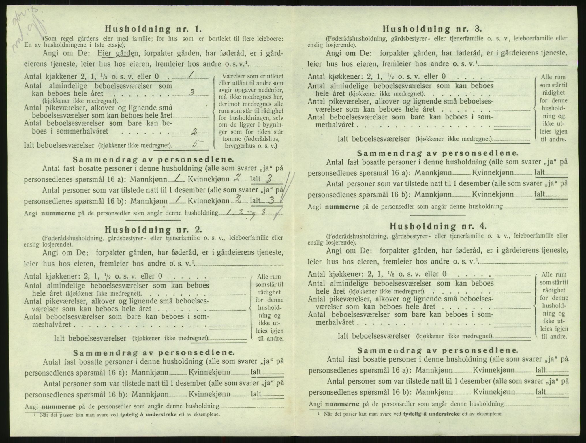 SAK, Folketelling 1920 for 1011 Randesund herred, 1920, s. 103