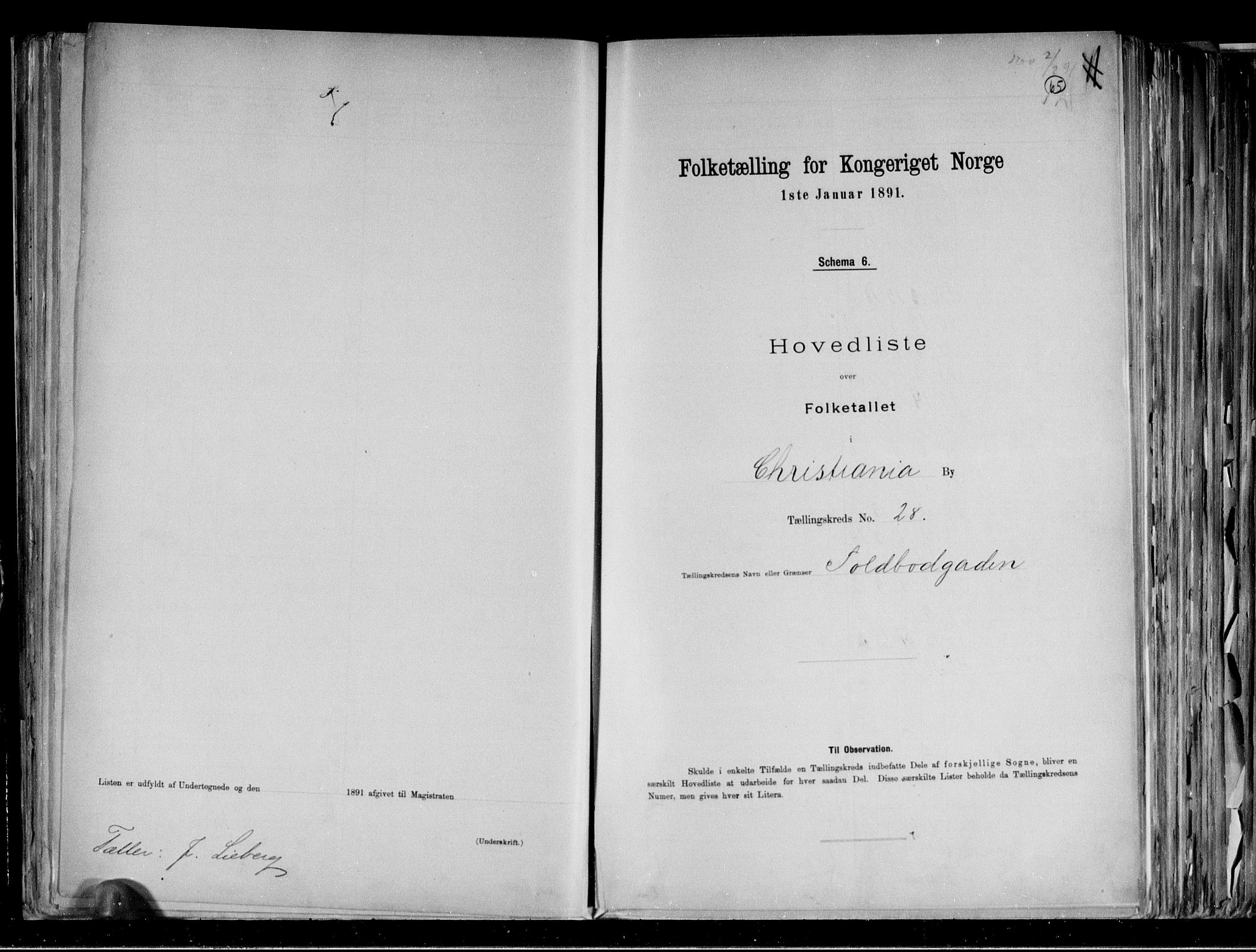 RA, Folketelling 1891 for 0301 Kristiania kjøpstad, 1891, s. 12951