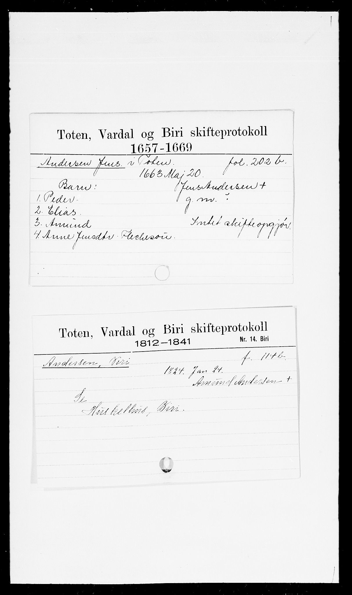 Toten tingrett, SAH/TING-006/J, 1657-1903, s. 24246