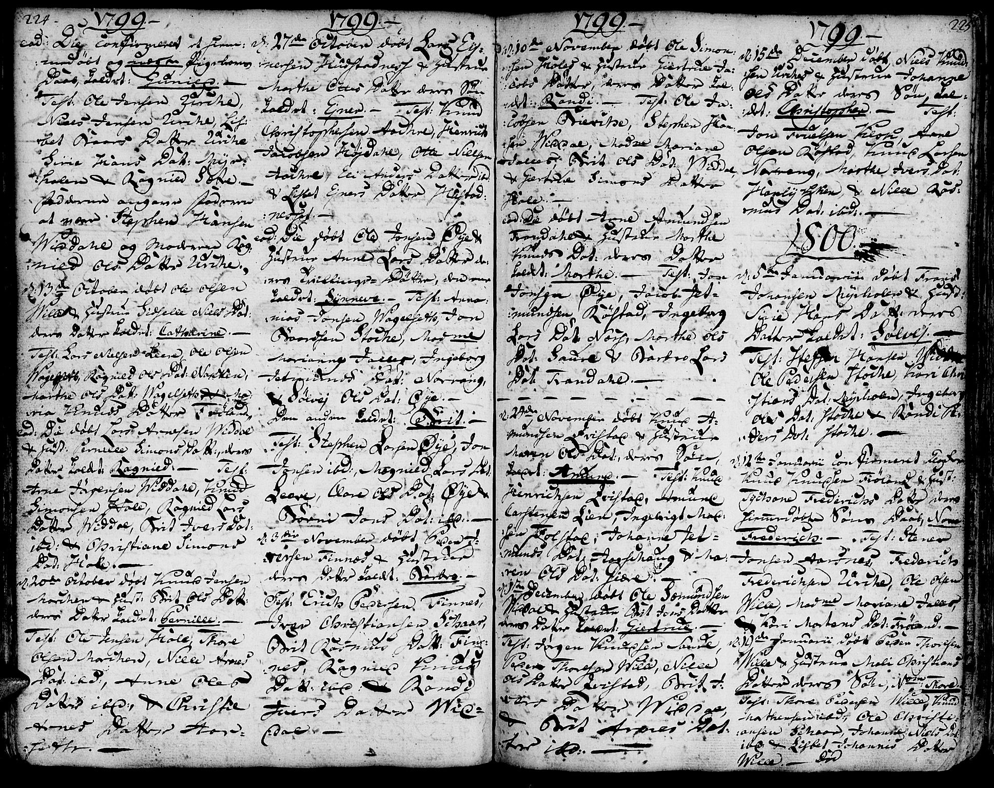 Ministerialprotokoller, klokkerbøker og fødselsregistre - Møre og Romsdal, AV/SAT-A-1454/515/L0206: Ministerialbok nr. 515A02, 1765-1818, s. 224-225