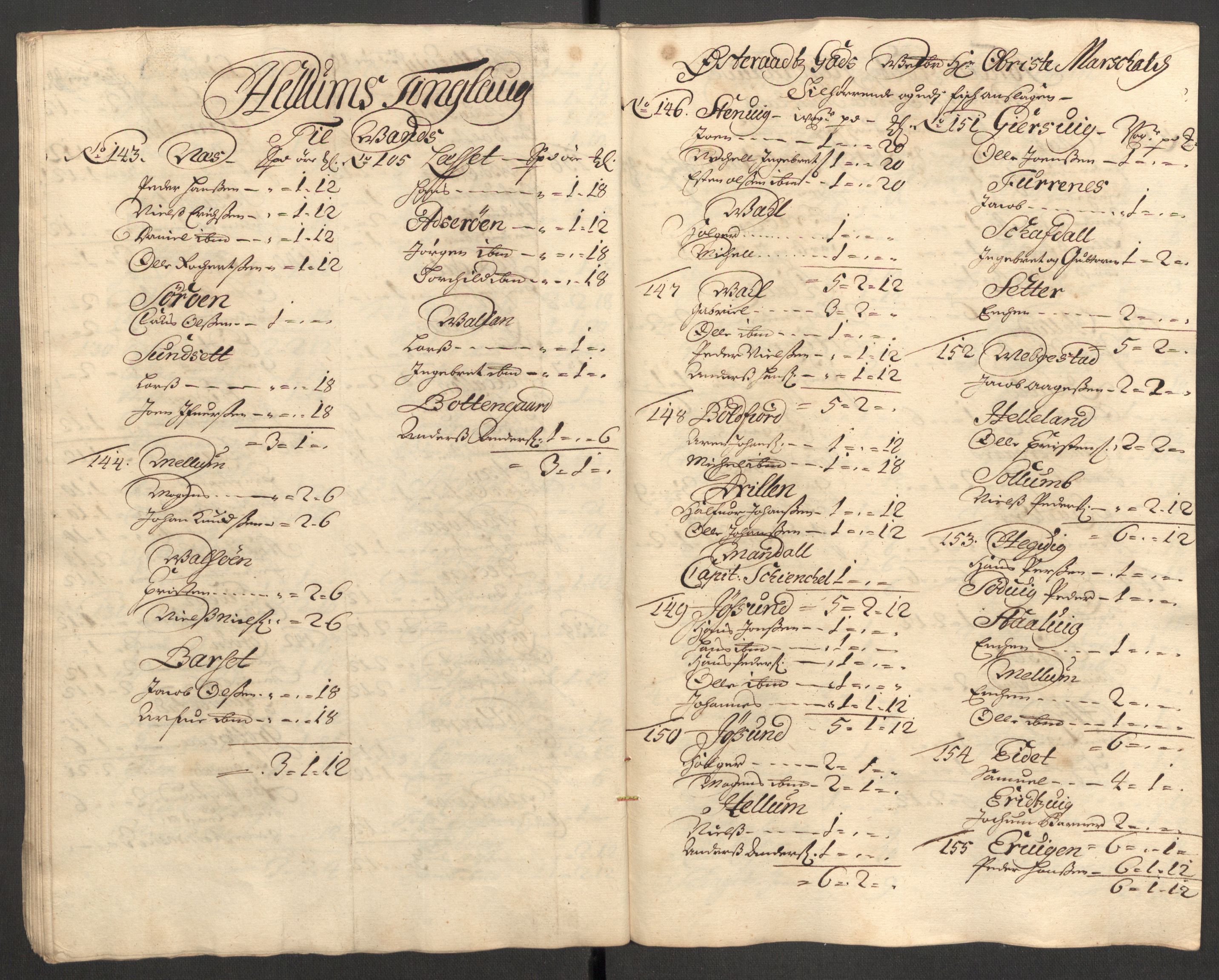 Rentekammeret inntil 1814, Reviderte regnskaper, Fogderegnskap, RA/EA-4092/R57/L3856: Fogderegnskap Fosen, 1704-1705, s. 127