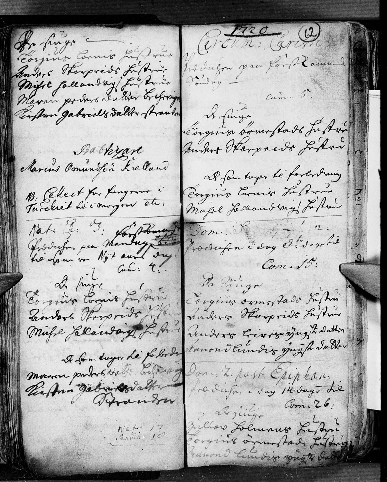 Søgne sokneprestkontor, AV/SAK-1111-0037/F/Fa/Fab/L0001: Ministerialbok nr. A 1, 1716-1740, s. 62