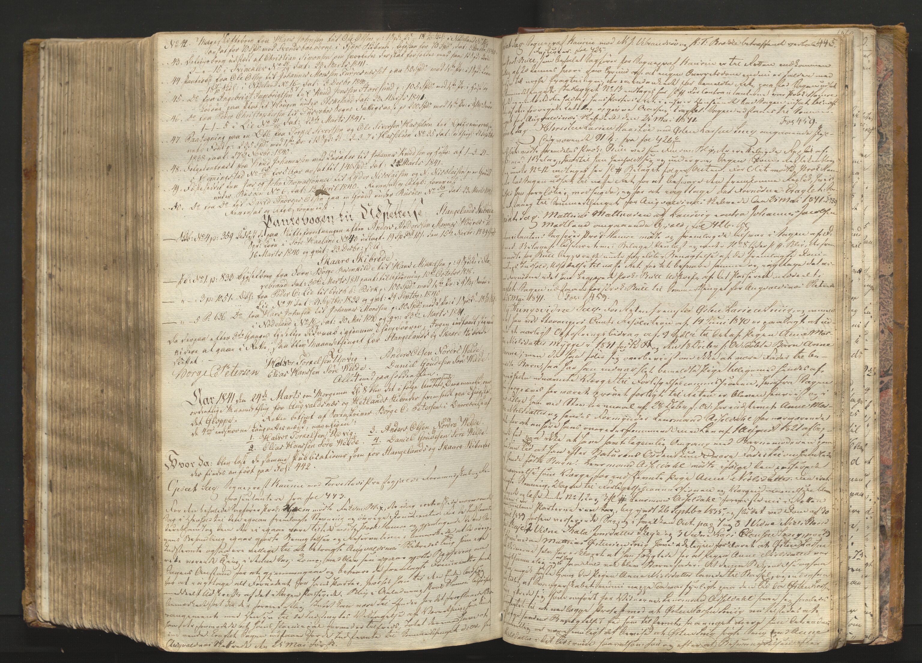 Karmsund sorenskriveri, AV/SAST-A-100311/01/I/IA/IAB/L0003: TINGBOK, 1833-1841, s. 444b-445a